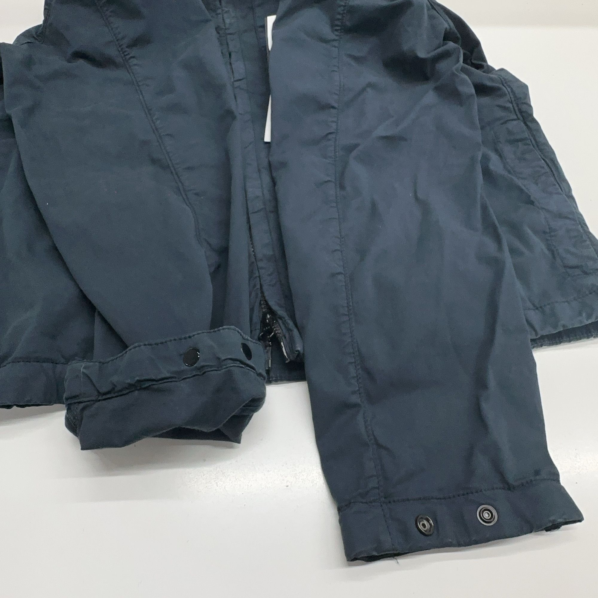 Stone Island Stone Island Hooded Zip Jacket Navy Size L Size US L / EU 52-54 / 3 - 13 Thumbnail