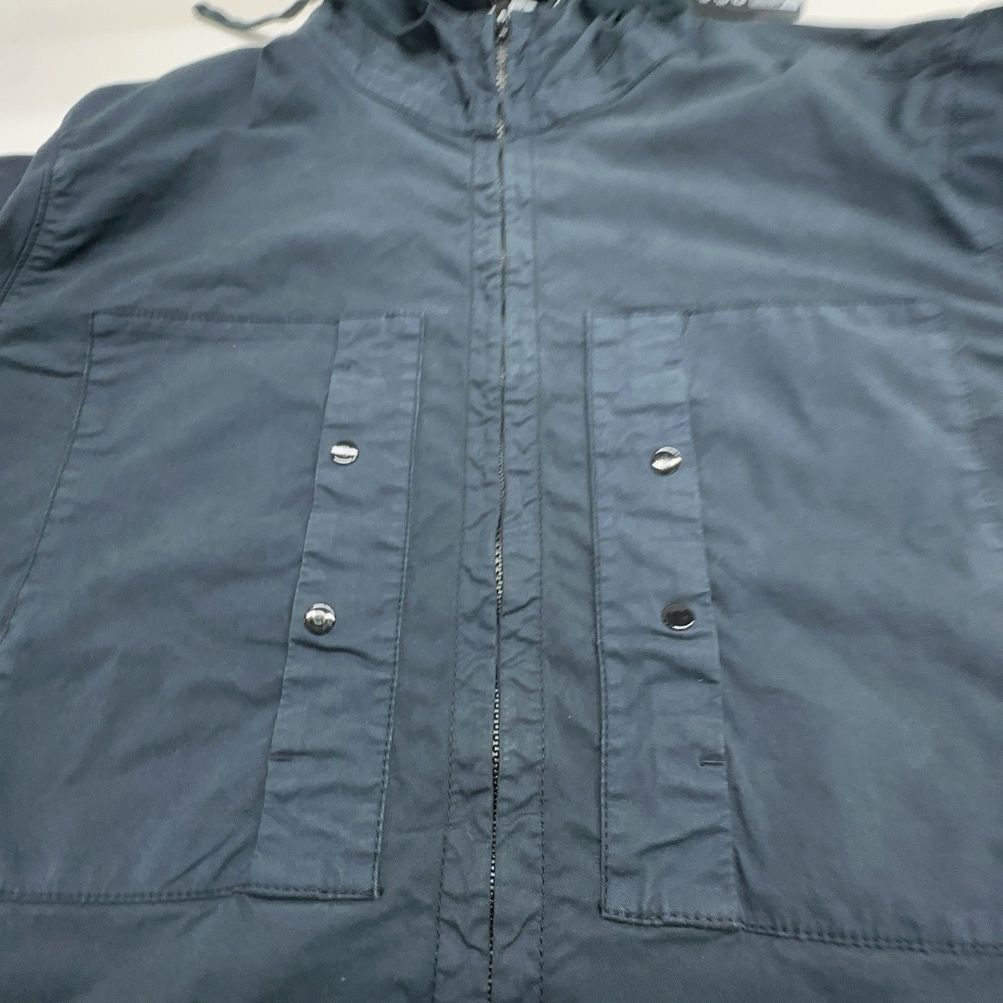 Stone Island Stone Island Hooded Zip Jacket Navy Size L Size US L / EU 52-54 / 3 - 10 Thumbnail