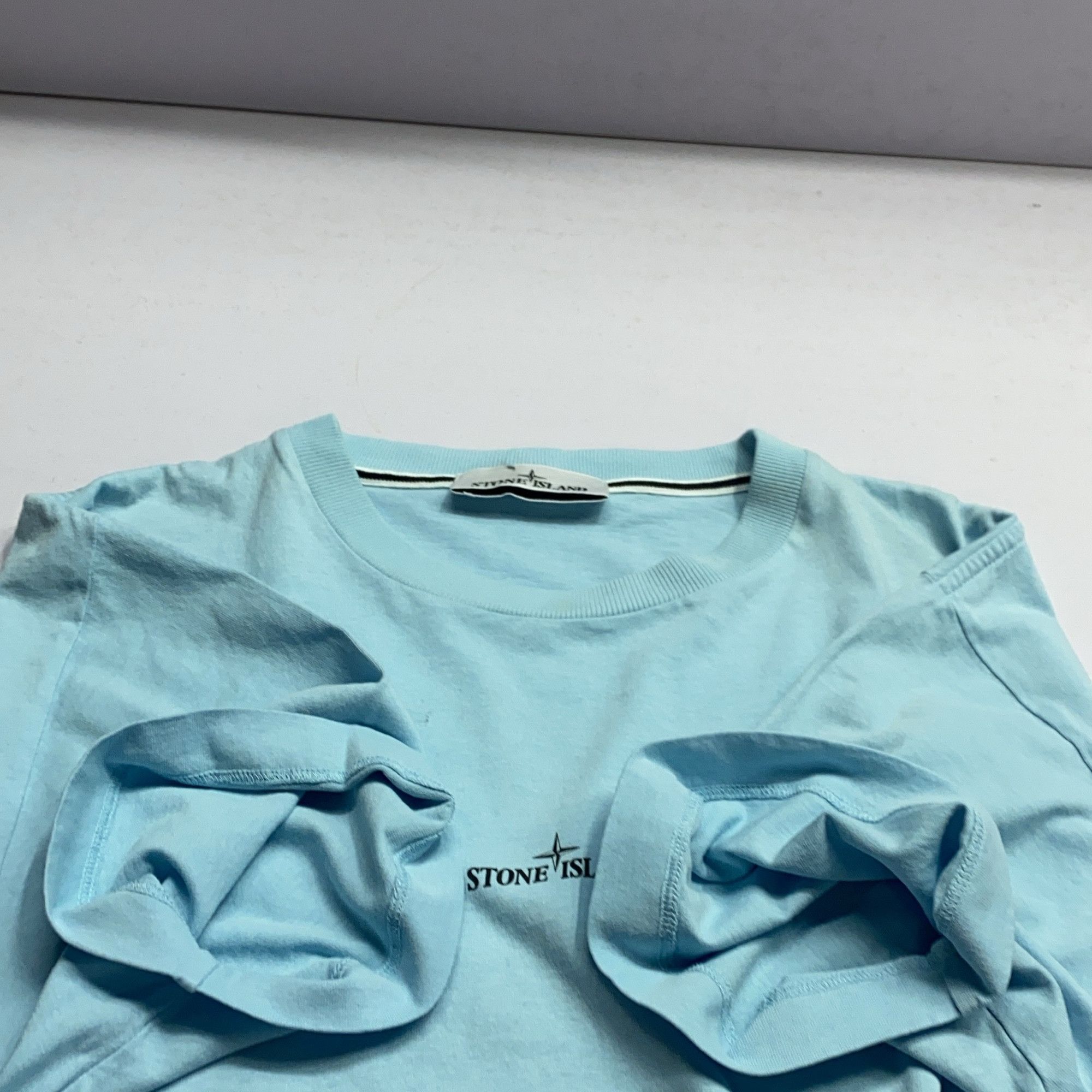 Stone Island Stone Island Logo Print T-Shirt Blue XL Size US XL / EU 56 / 4 - 14 Thumbnail