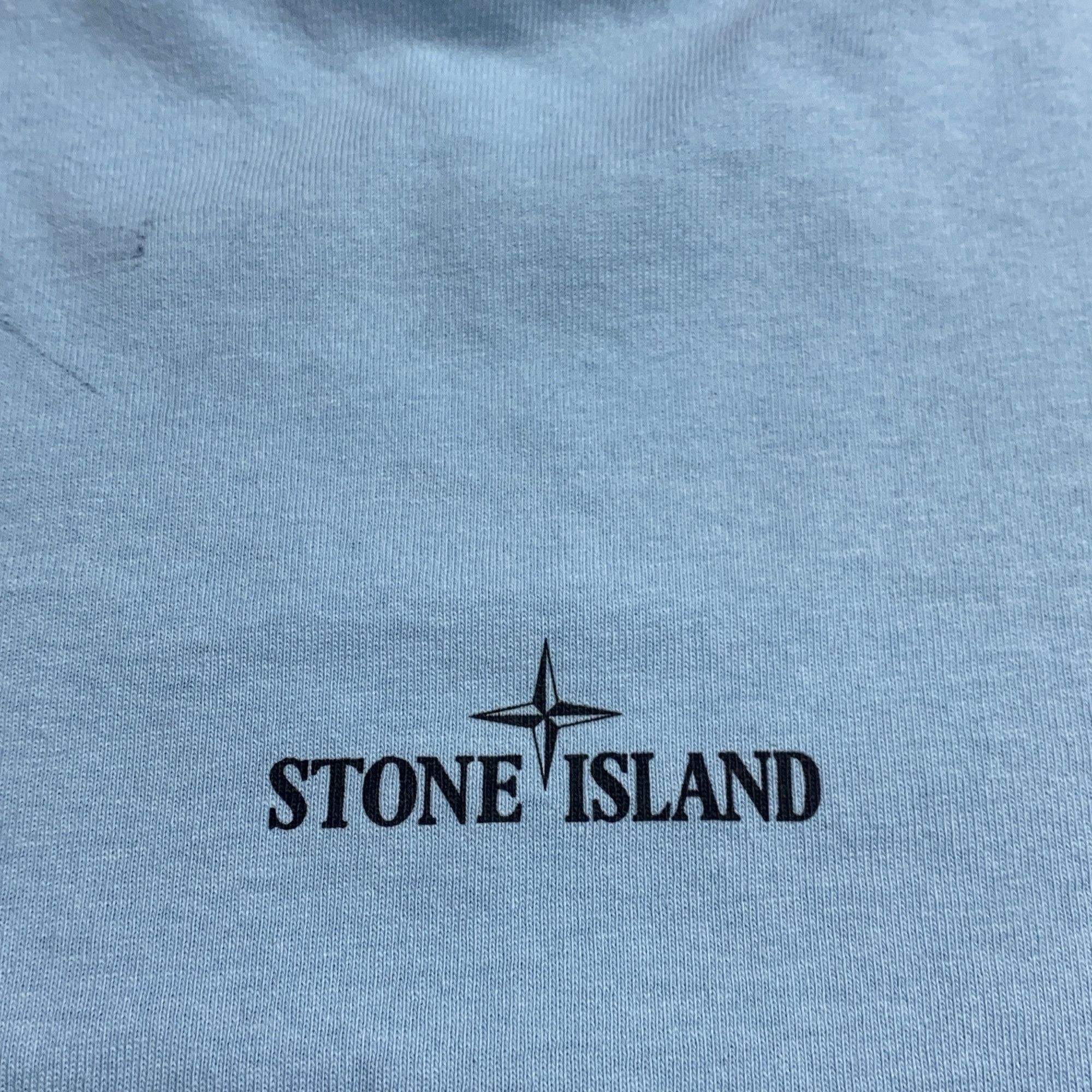 Stone Island Stone Island Logo Print T-Shirt Blue XL Size US XL / EU 56 / 4 - 4 Thumbnail