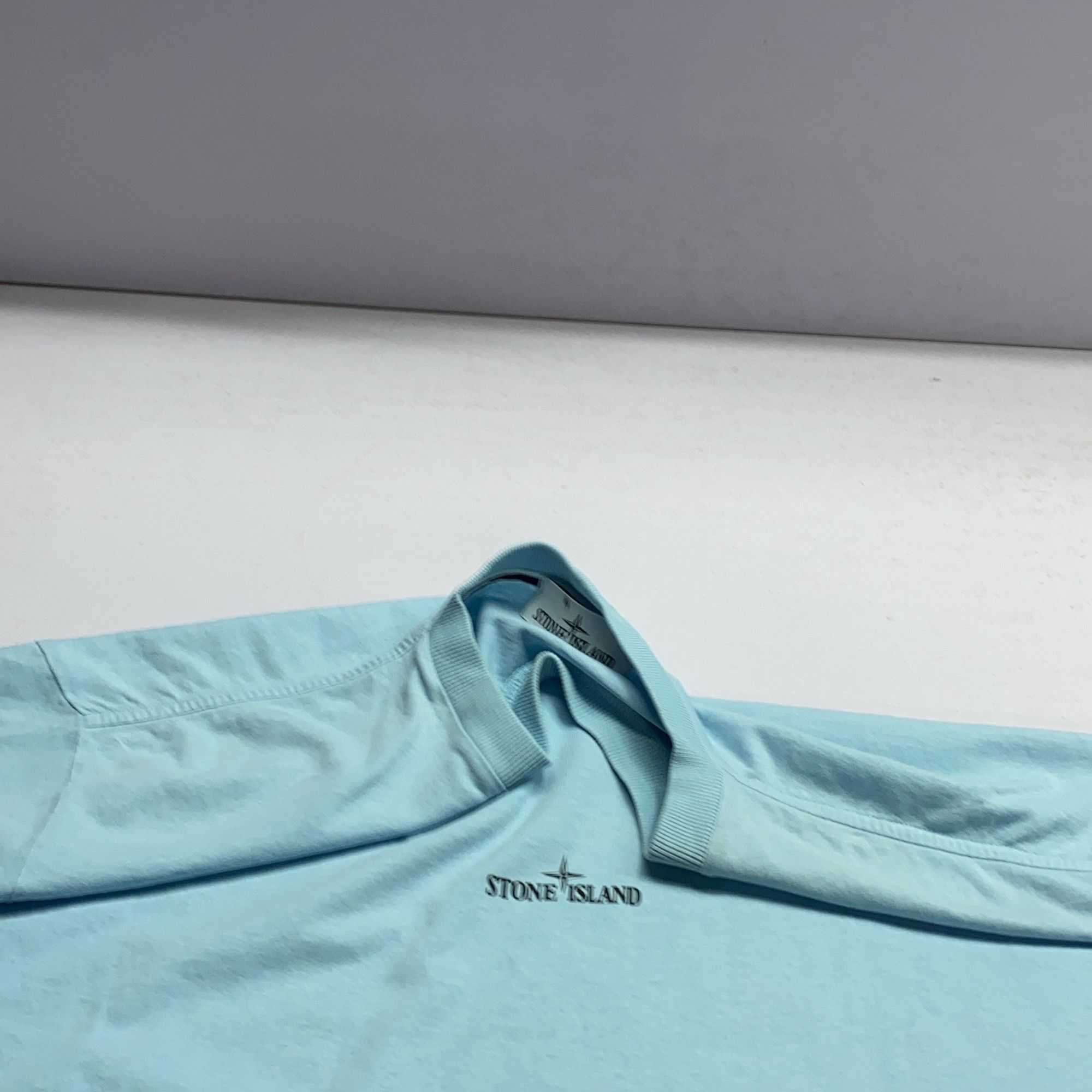 Stone Island Stone Island Logo Print T-Shirt Blue XL Size US XL / EU 56 / 4 - 11 Thumbnail