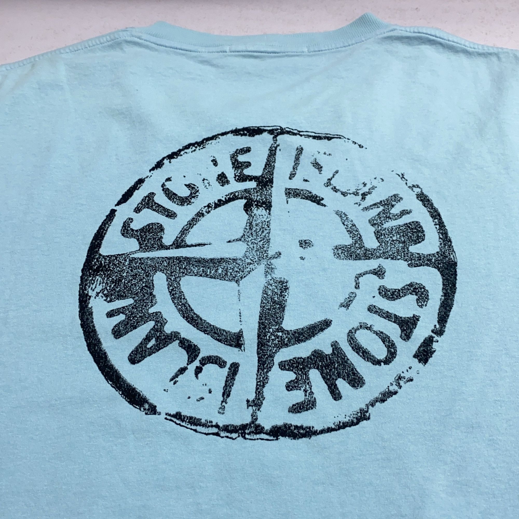 Stone Island Stone Island Logo Print T-Shirt Blue XL Size US XL / EU 56 / 4 - 8 Thumbnail
