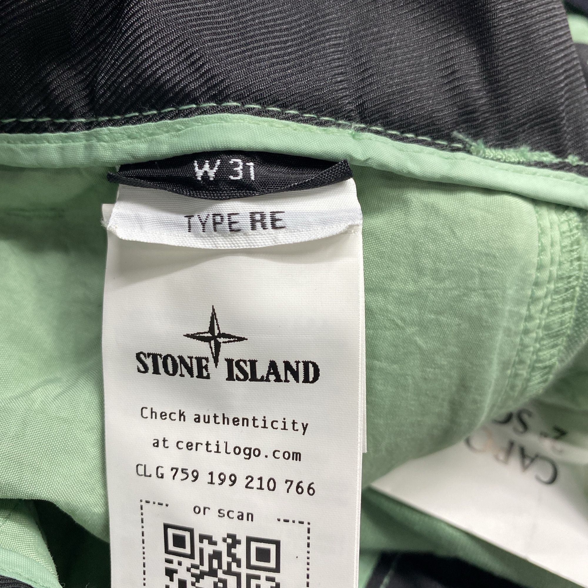 Stone Island Stone Island Green Cargo Pants Size 31 Size US 31 - 5 Thumbnail