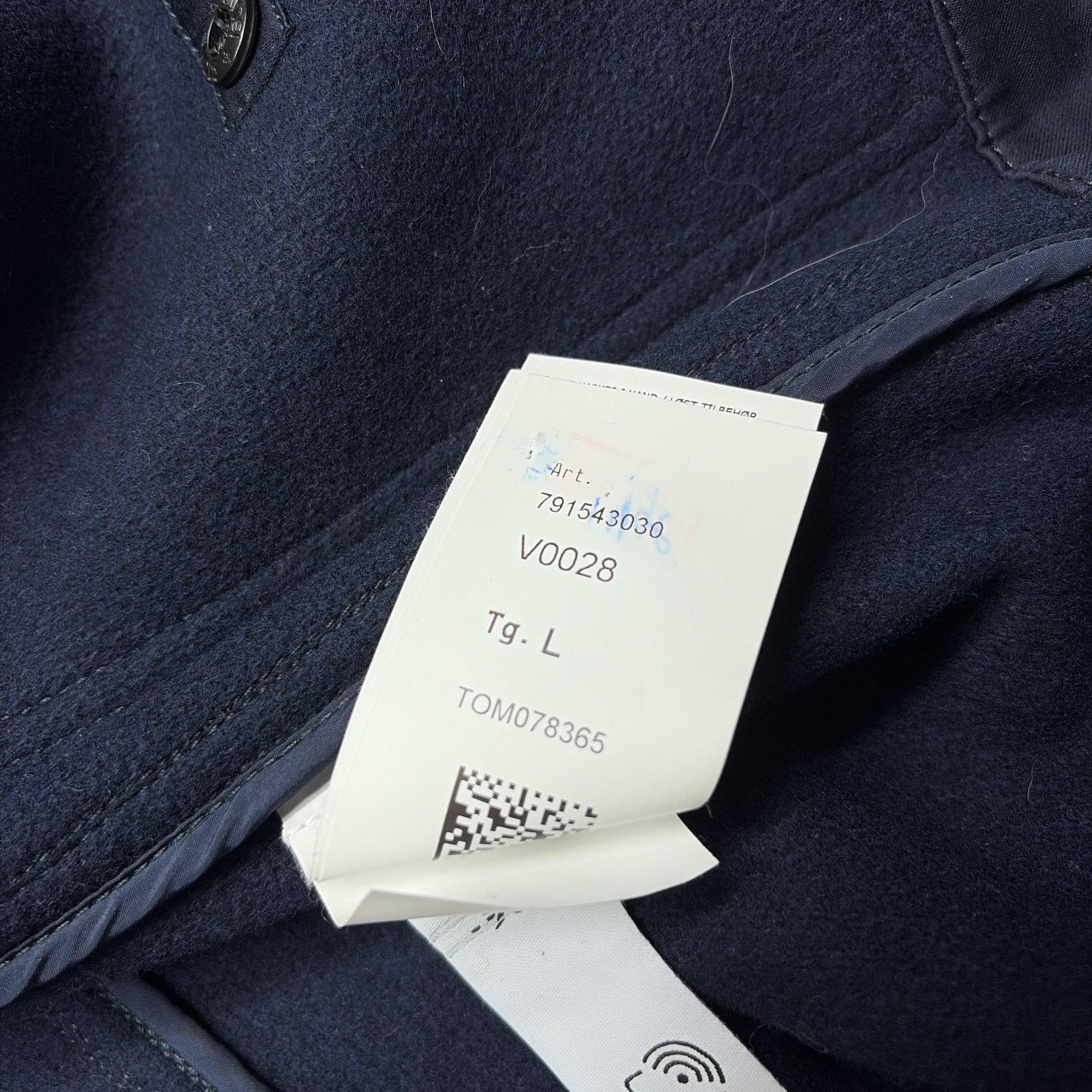 Stone Island Stone Island Wool Blend Peacoat Size L Size US L / EU 52-54 / 3 - 4 Thumbnail