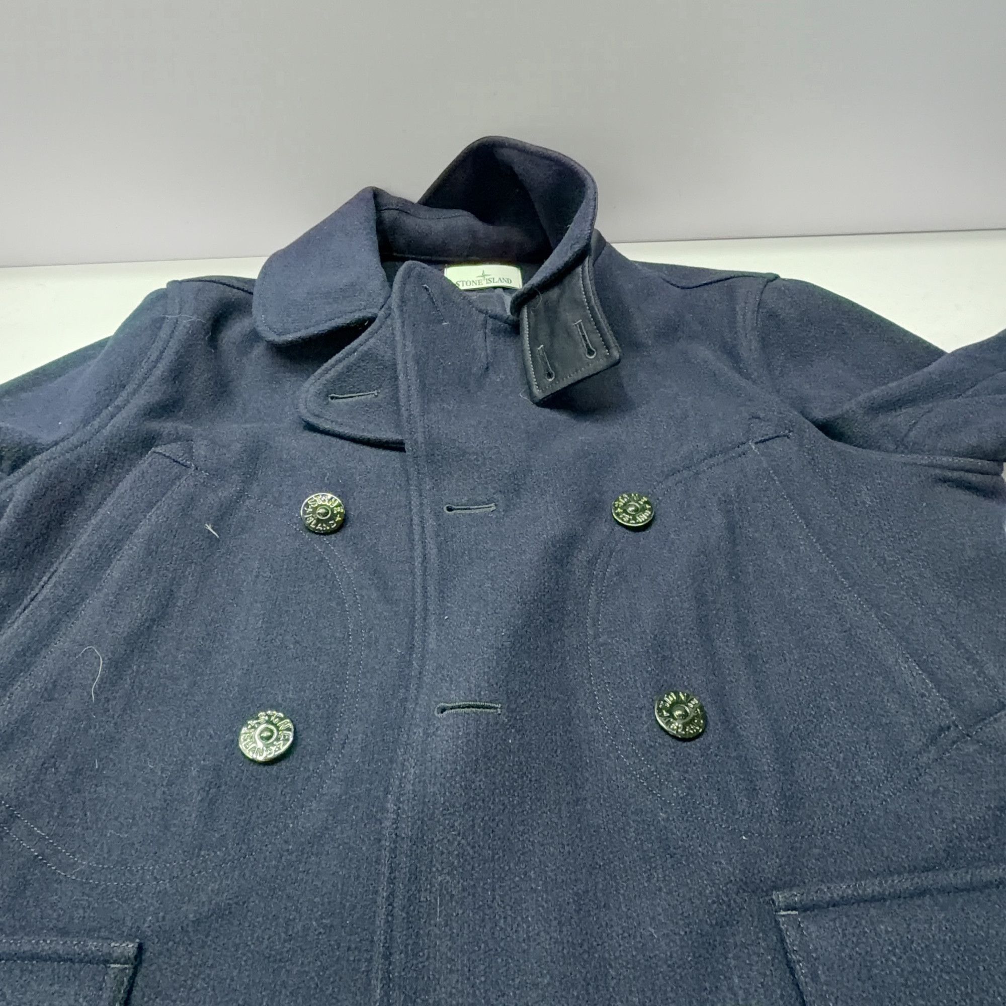 Stone Island Stone Island Wool Blend Peacoat Size L Size US L / EU 52-54 / 3 - 9 Thumbnail