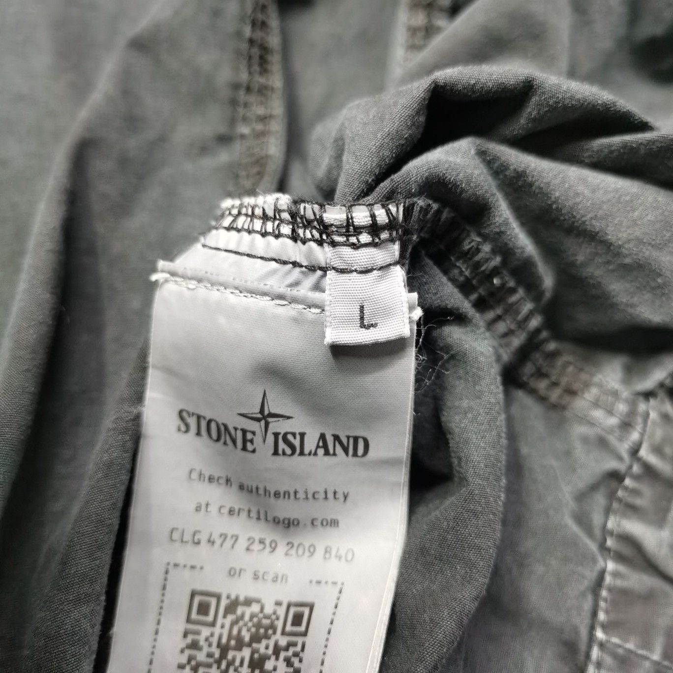 Stone Island Stone Island Washed Overshirt Jacket Size L Size US L / EU 52-54 / 3 - 5 Thumbnail