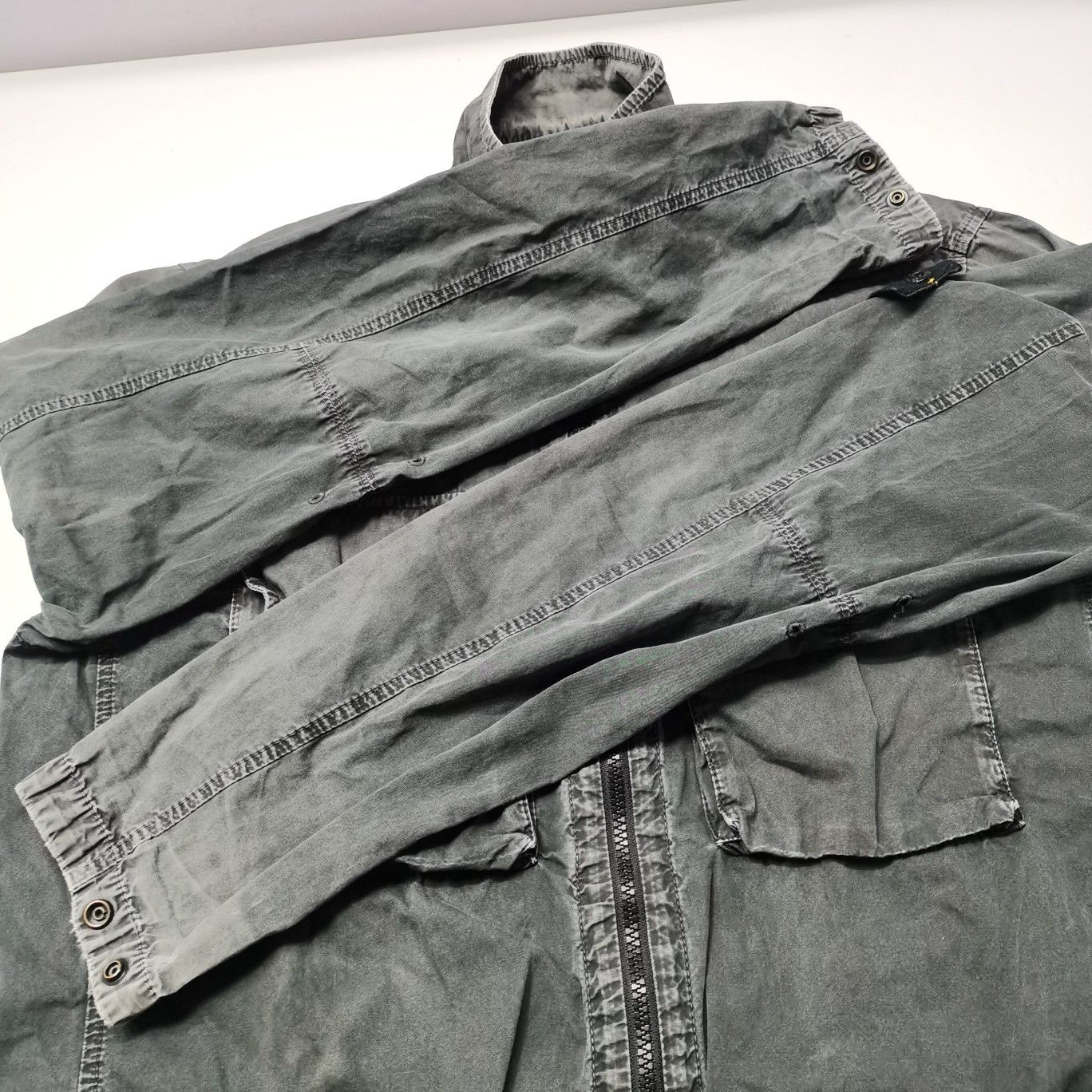 Stone Island Stone Island Washed Overshirt Jacket Size L Size US L / EU 52-54 / 3 - 12 Thumbnail