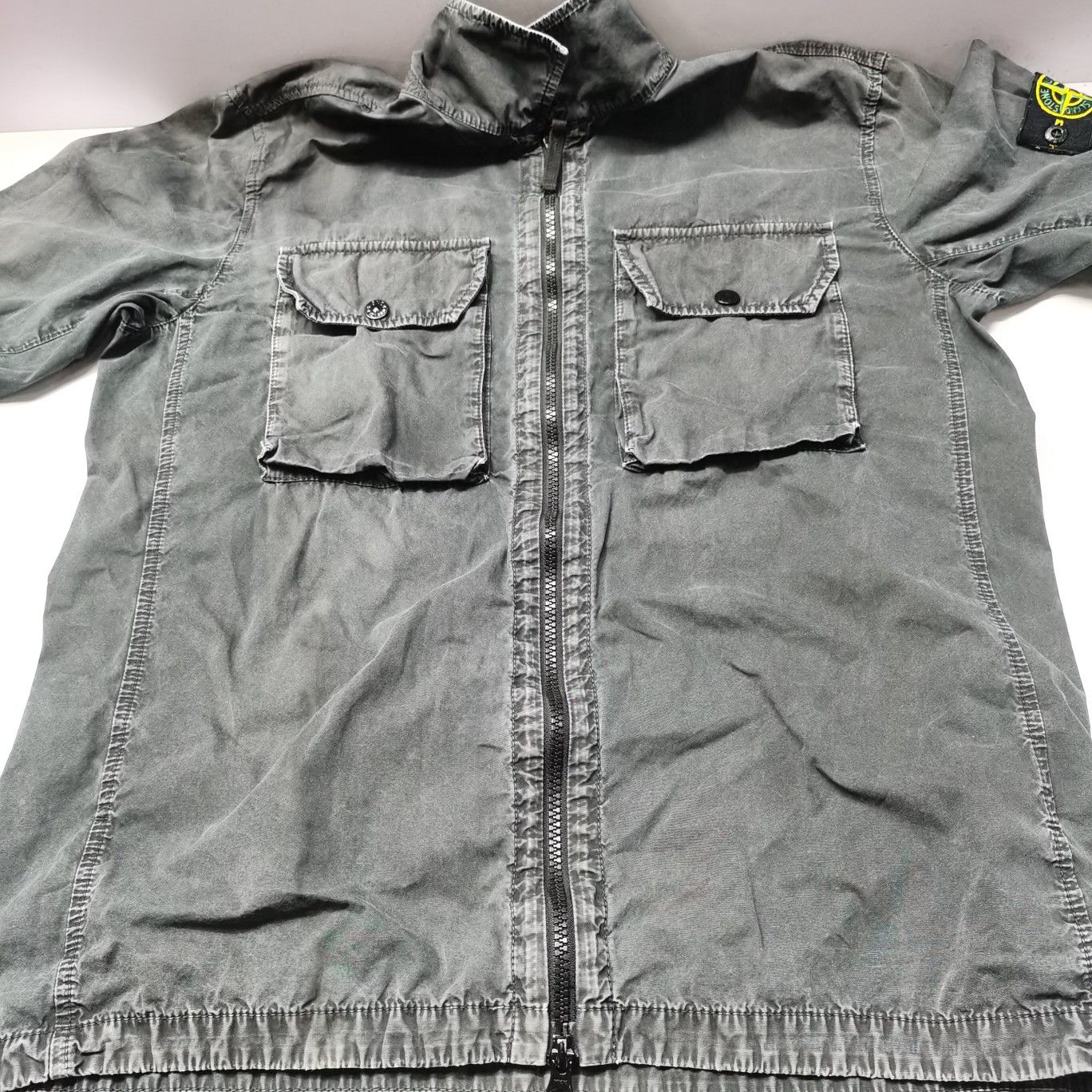 Stone Island Stone Island Washed Overshirt Jacket Size L Size US L / EU 52-54 / 3 - 18 Thumbnail