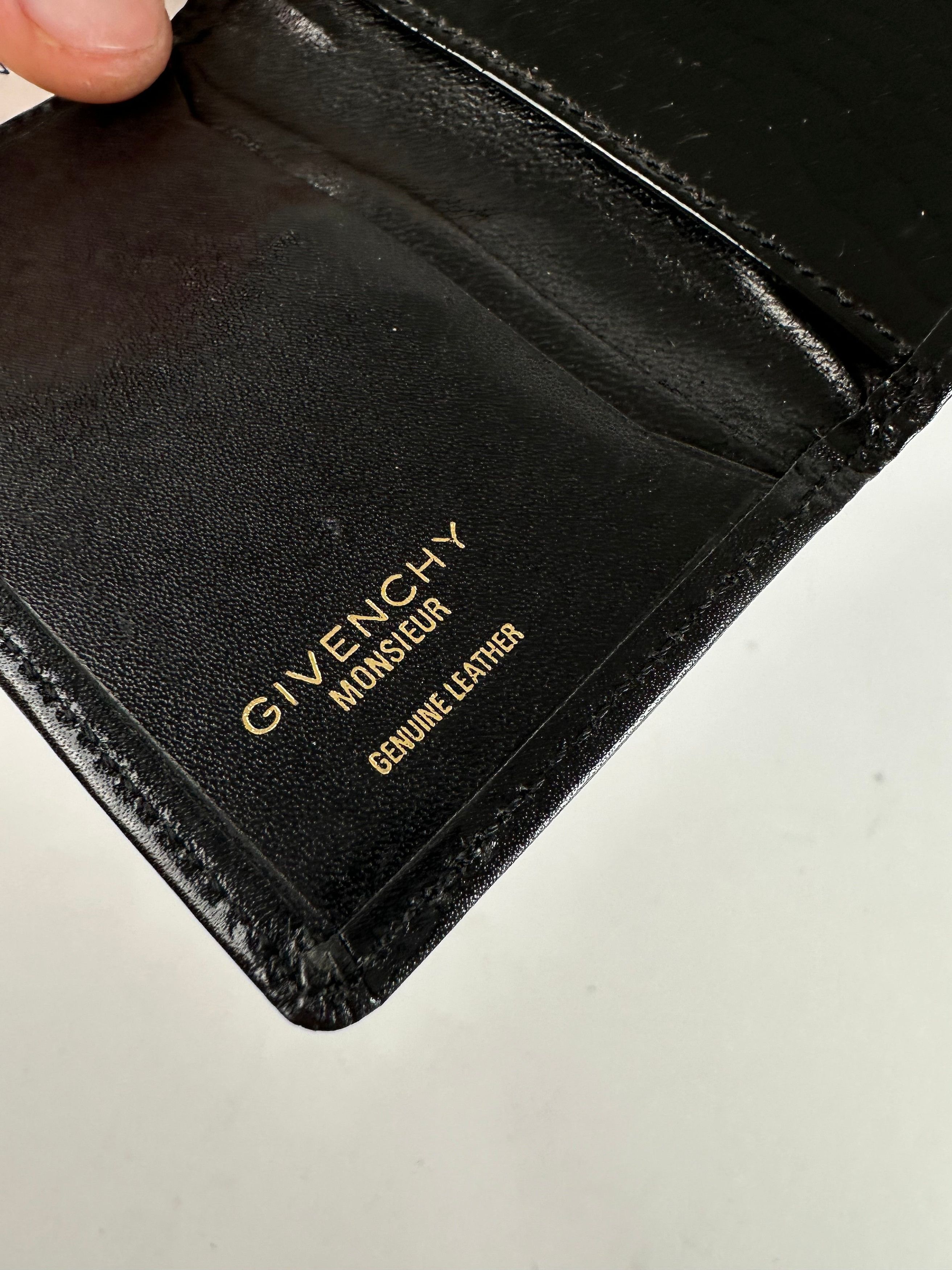 Givenchy Vintage 4G Logo Leather Key Holder Black Size ONE SIZE - 5 Thumbnail