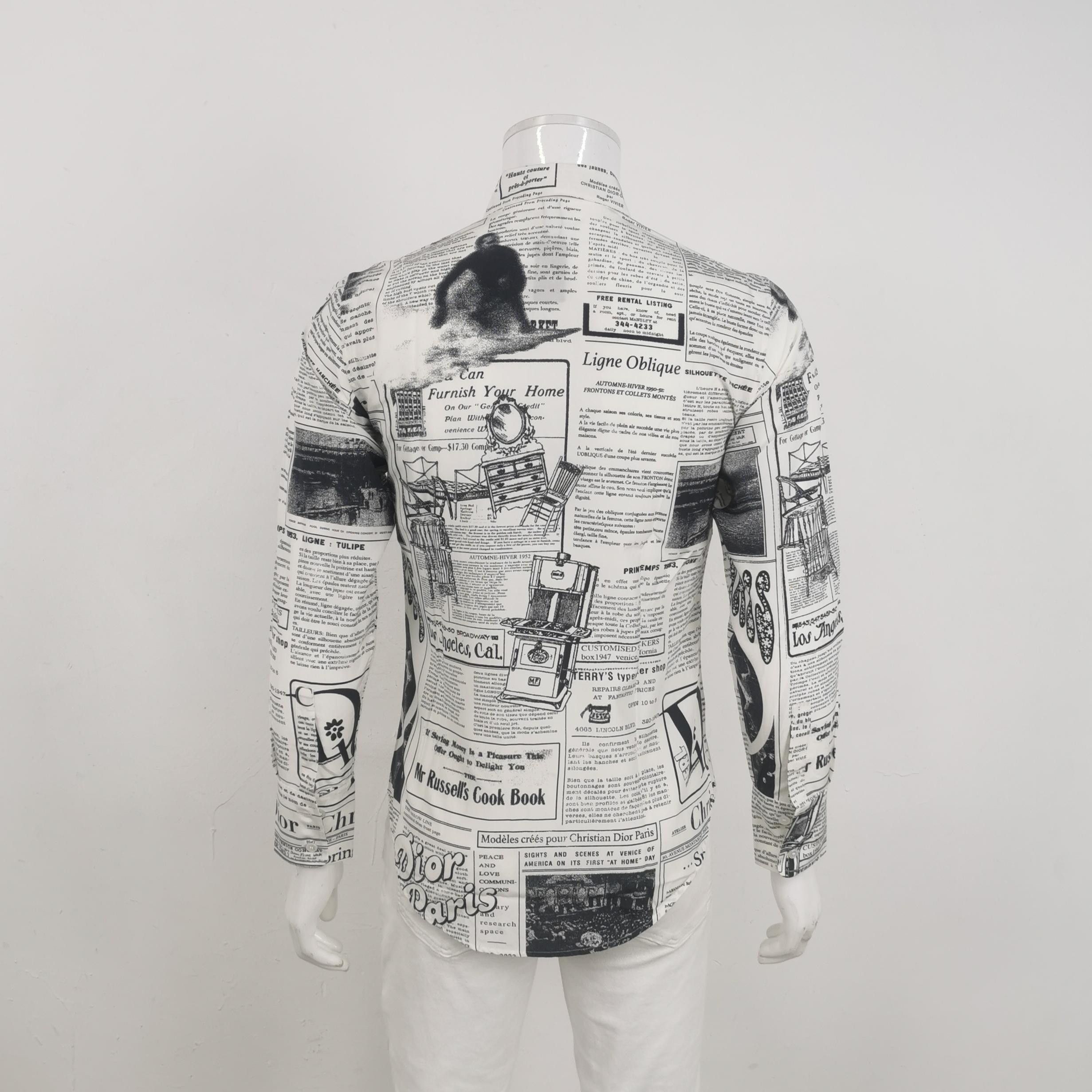 Dior Dior Men s Button Ups Size US S / EU 44-46 / 1 - 2 Thumbnail