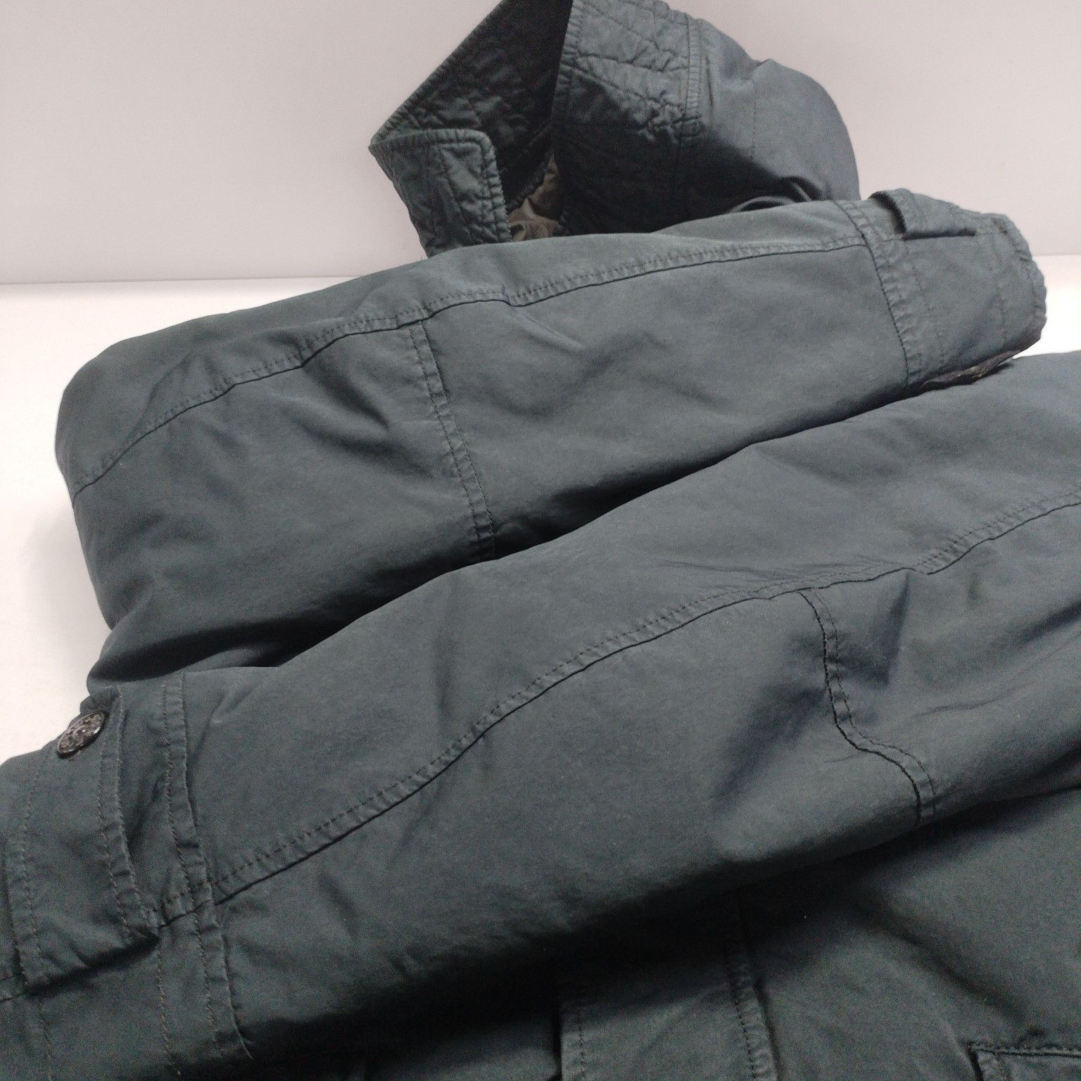 Stone Island Stone Island Logo Patch Hooded Jacket Navy Size L Size US L / EU 52-54 / 3 - 14 Thumbnail