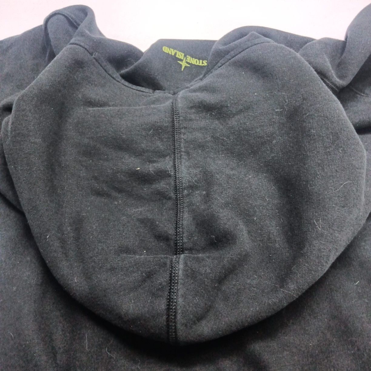 Stone Island Stone Island Neon Logo Print Hoodie Size L Size US L / EU 52-54 / 3 - 6 Thumbnail
