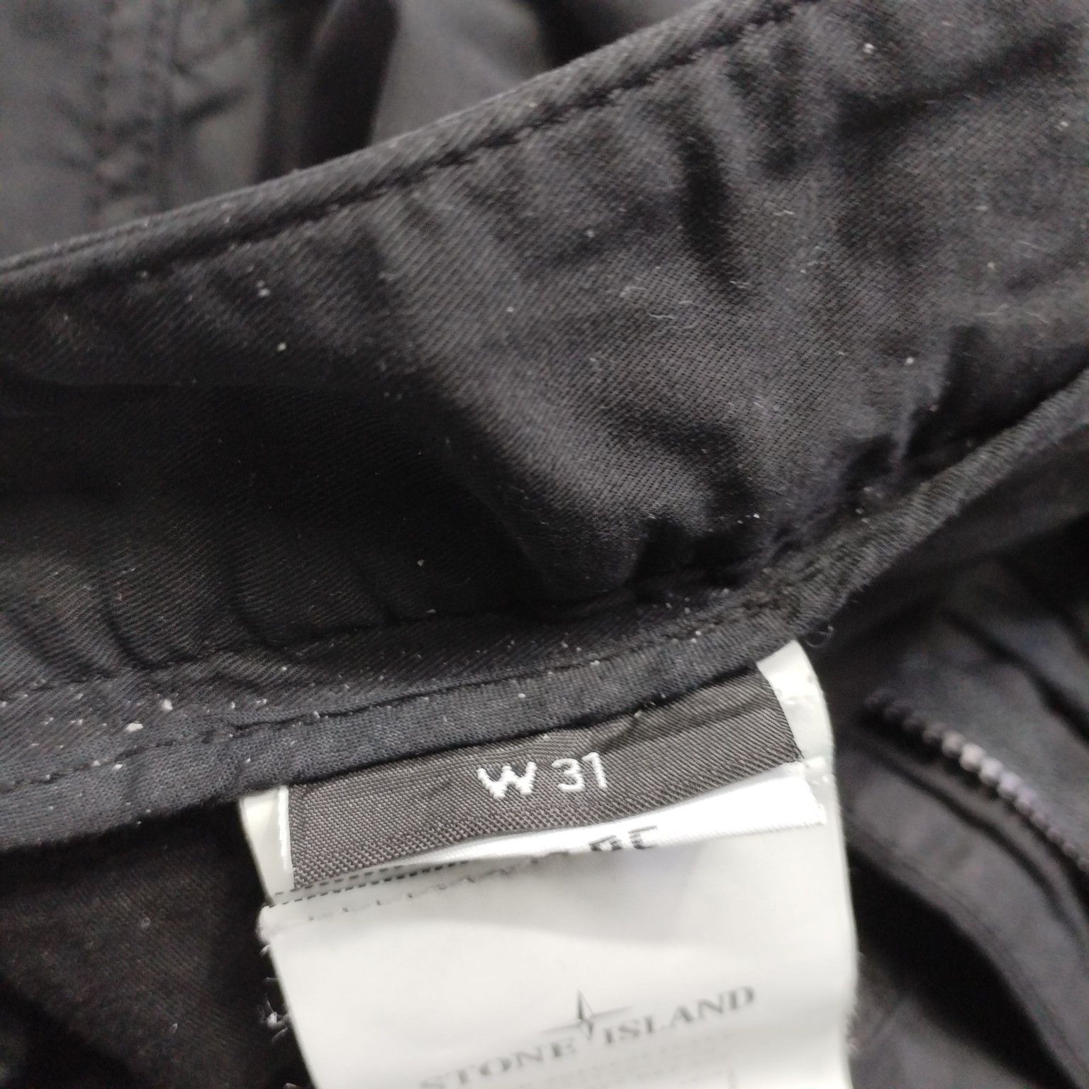 Stone Island Stone Island Black Cargo Pants Size 31 Size US 31 - 4 Thumbnail