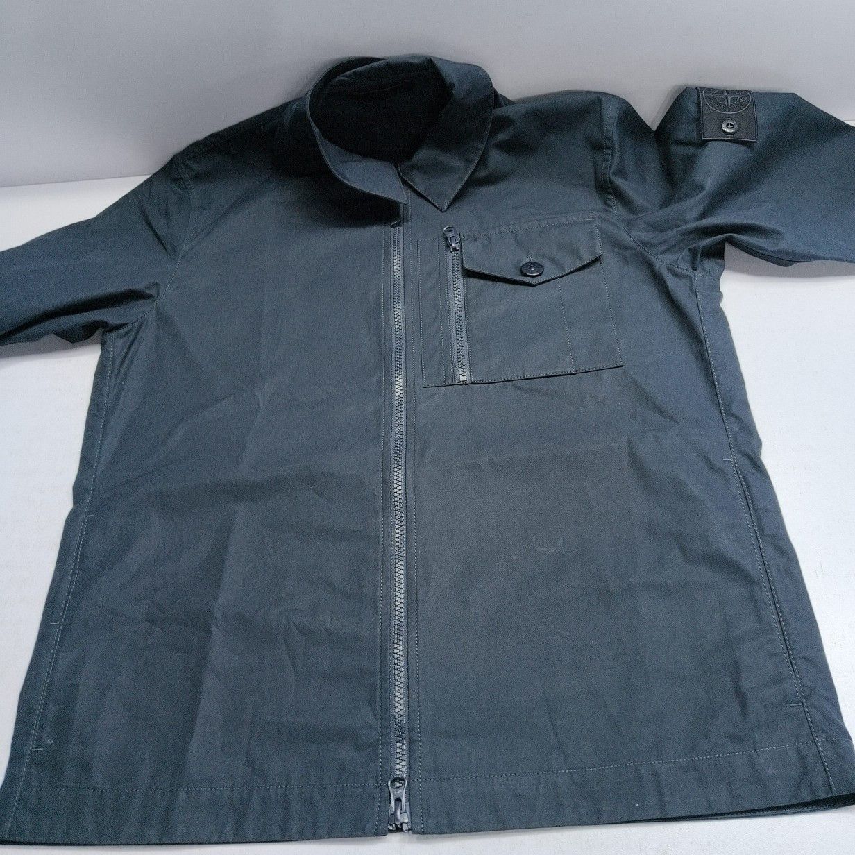 Stone Island Stone Island Ghost Piece Full Zip Overshirt Size M Size US M / EU 48-50 / 2 - 13 Thumbnail
