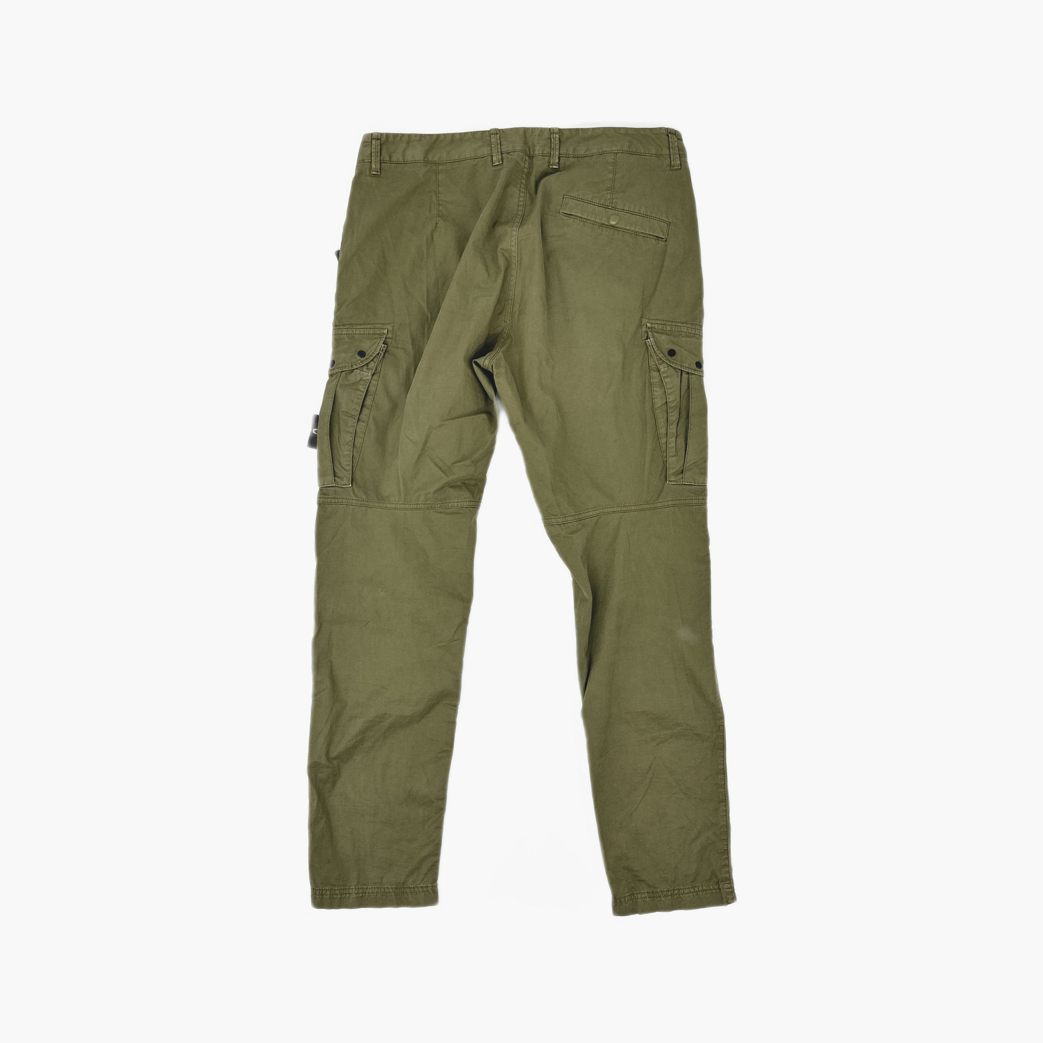 Stone Island Stone Island Compass Patch Cargo Pants Size 33 Size US 33 - 2 Thumbnail