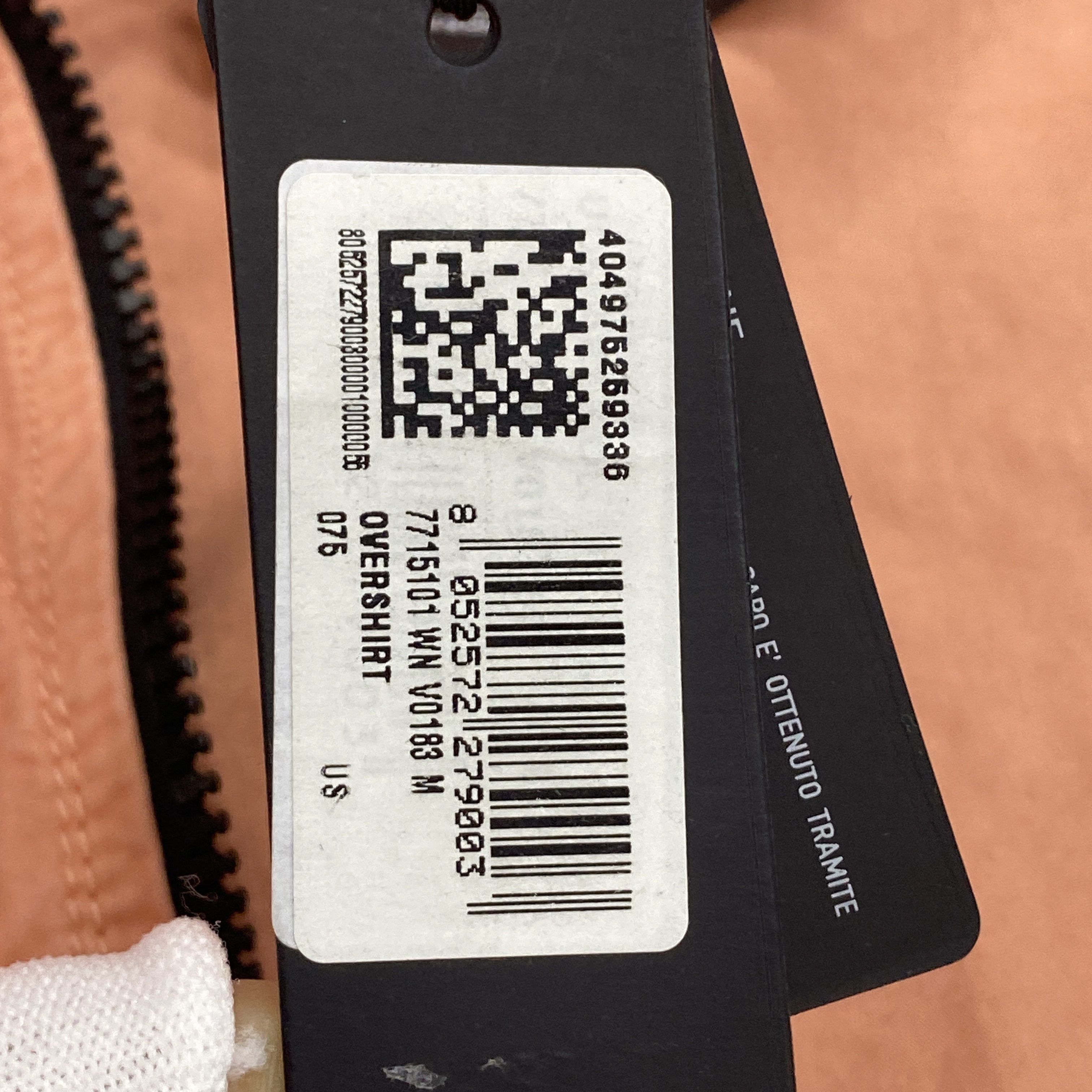 Stone Island Stone Island Peach Cotton Overshirt Size M Size US M / EU 48-50 / 2 - 4 Thumbnail