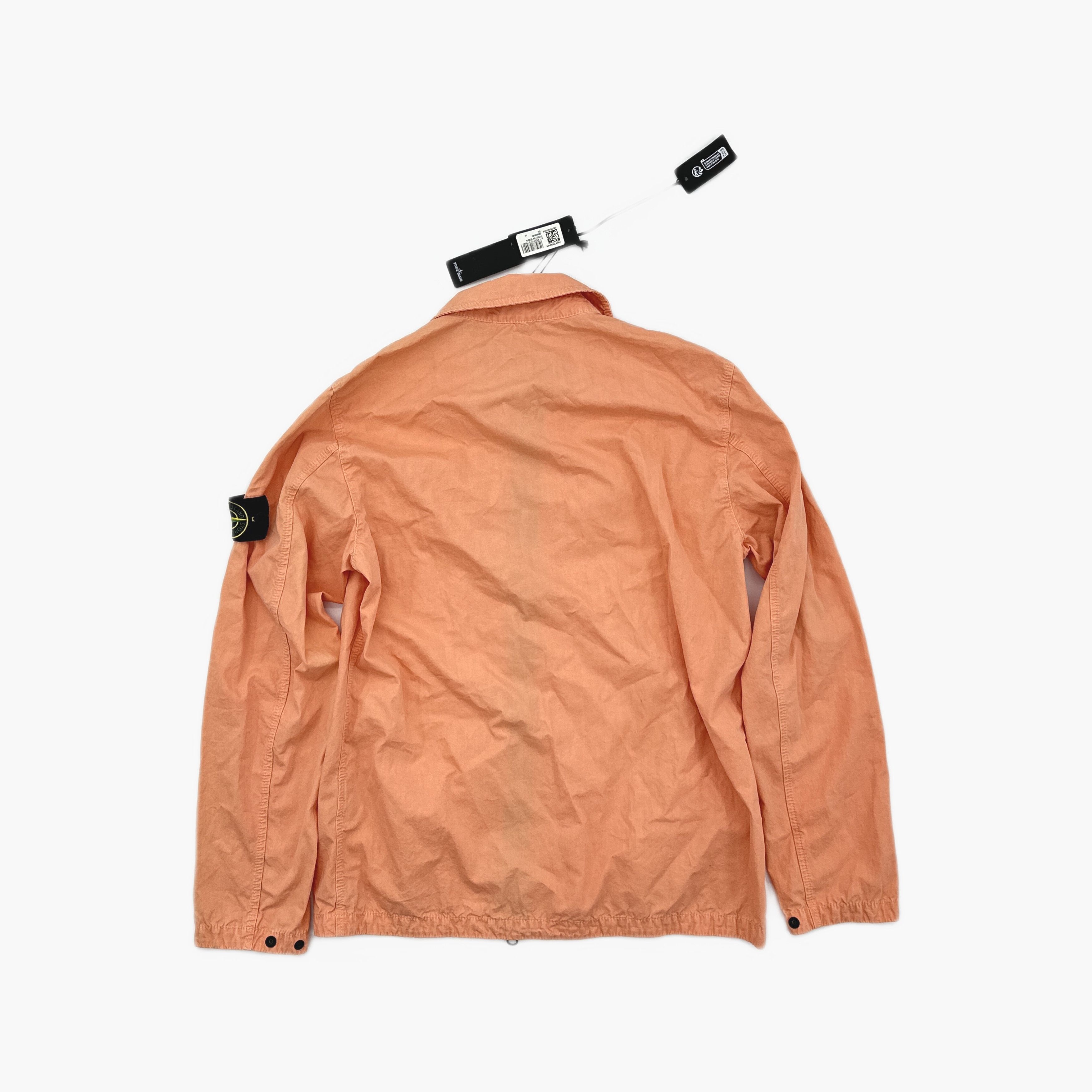 Stone Island Stone Island Peach Cotton Overshirt Size M Size US M / EU 48-50 / 2 - 2 Thumbnail