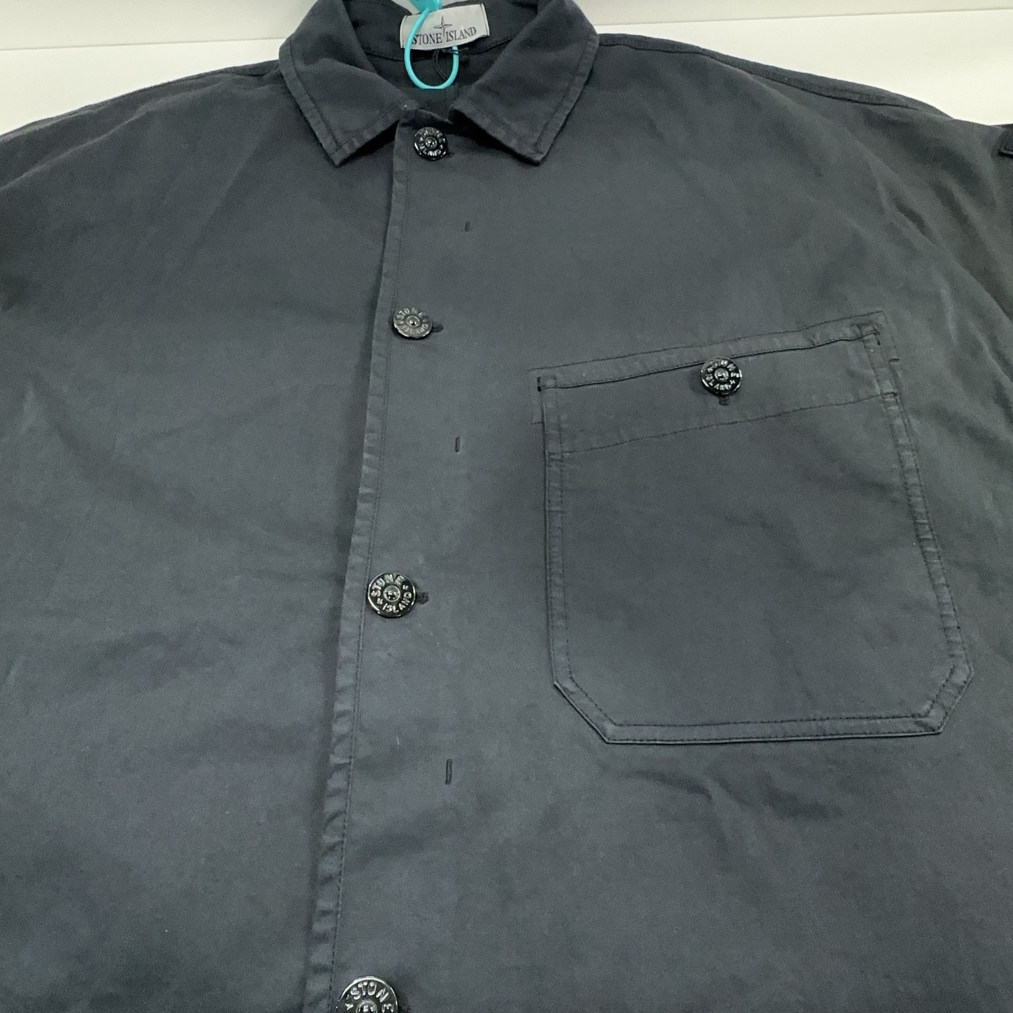 Stone Island Stone Island Button Up Jacket Black Size M Size US M / EU 48-50 / 2 - 10 Thumbnail