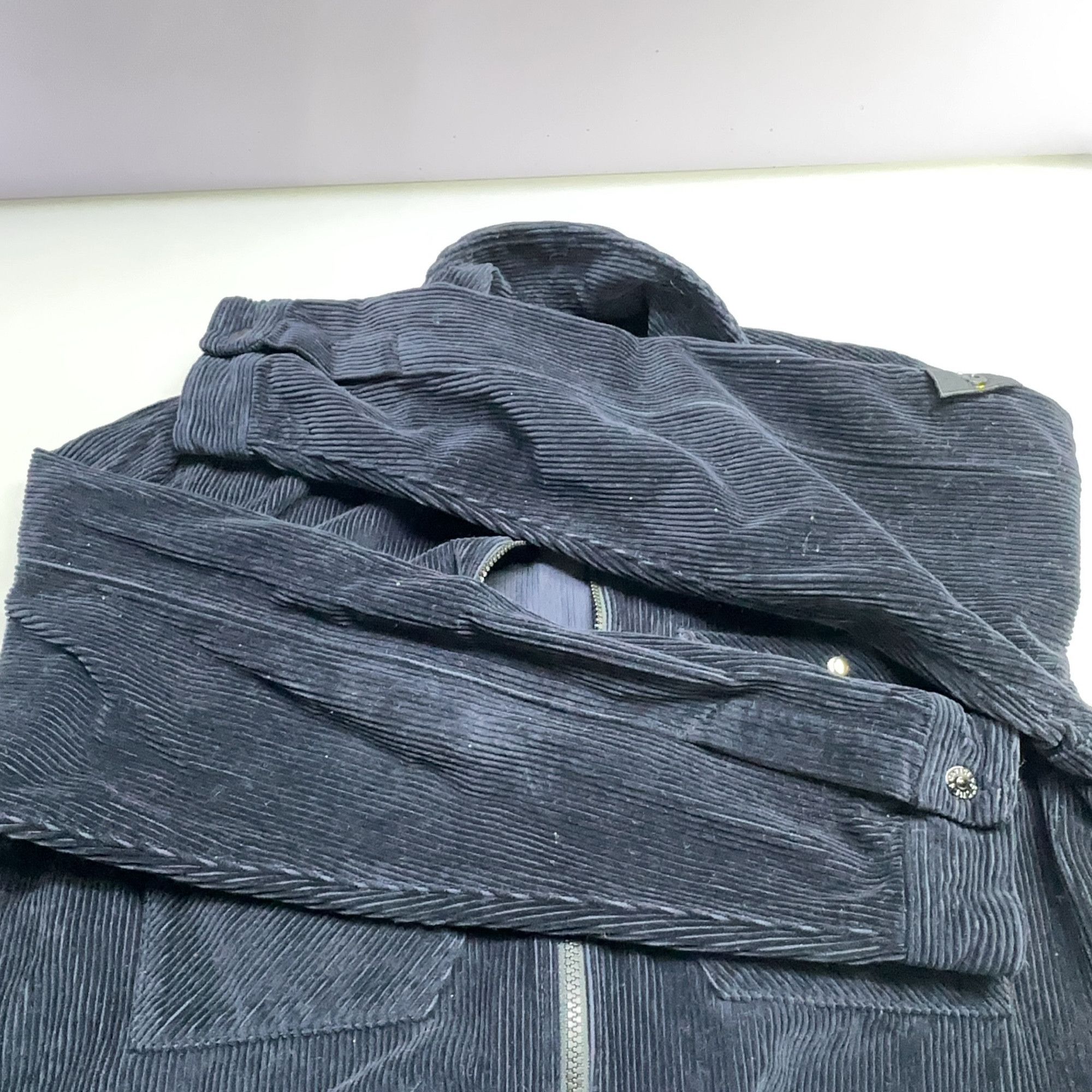 Stone Island Stone Island Corduroy Zip Jacket Size L Size US L / EU 52-54 / 3 - 8 Thumbnail