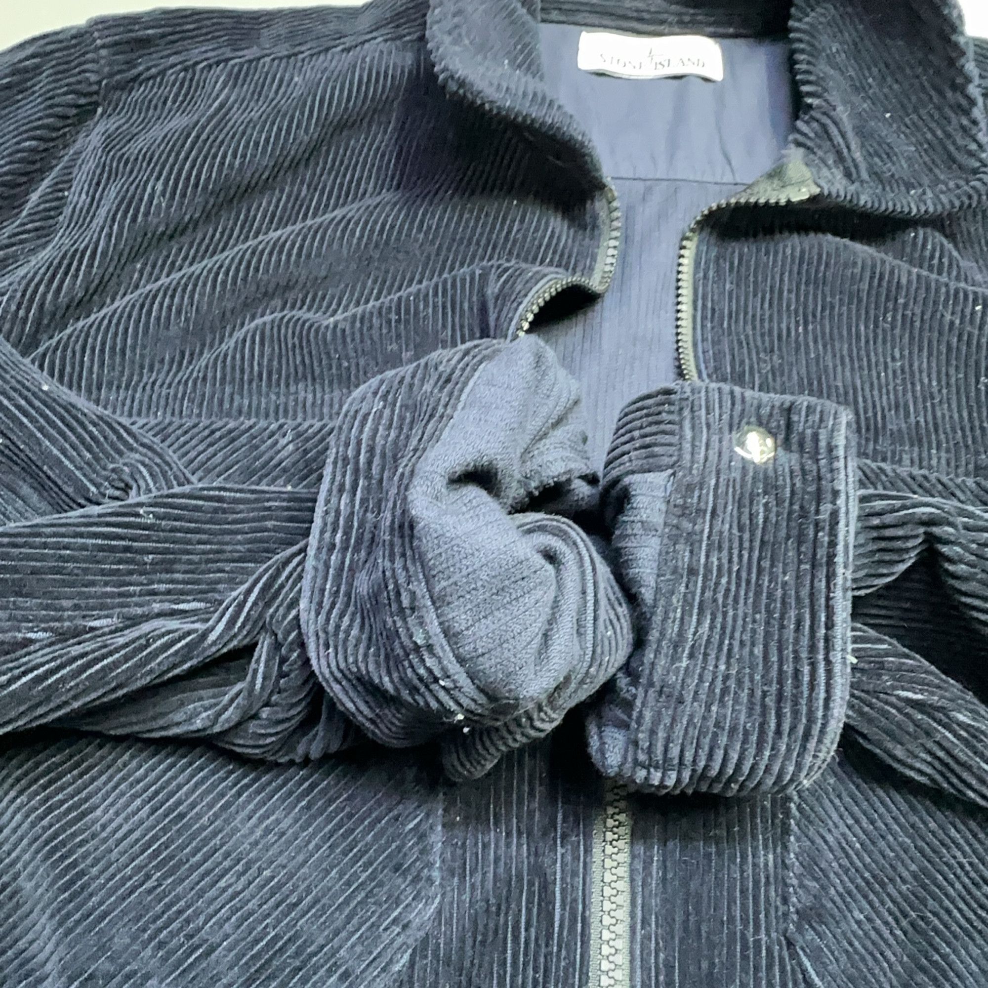 Stone Island Stone Island Corduroy Zip Jacket Size L Size US L / EU 52-54 / 3 - 9 Thumbnail