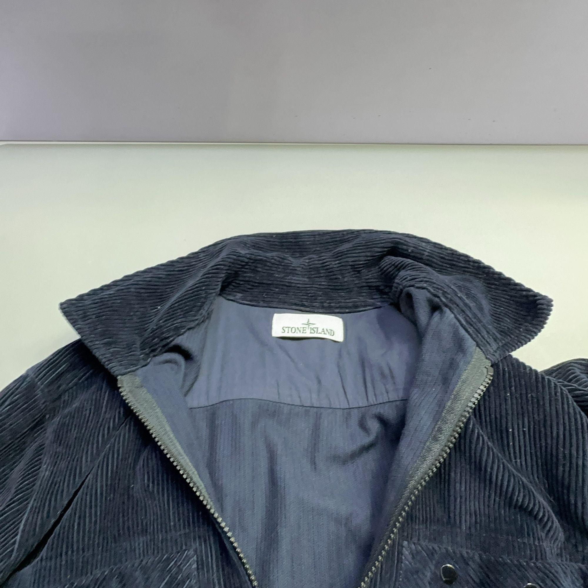 Stone Island Stone Island Corduroy Zip Jacket Size L Size US L / EU 52-54 / 3 - 7 Thumbnail