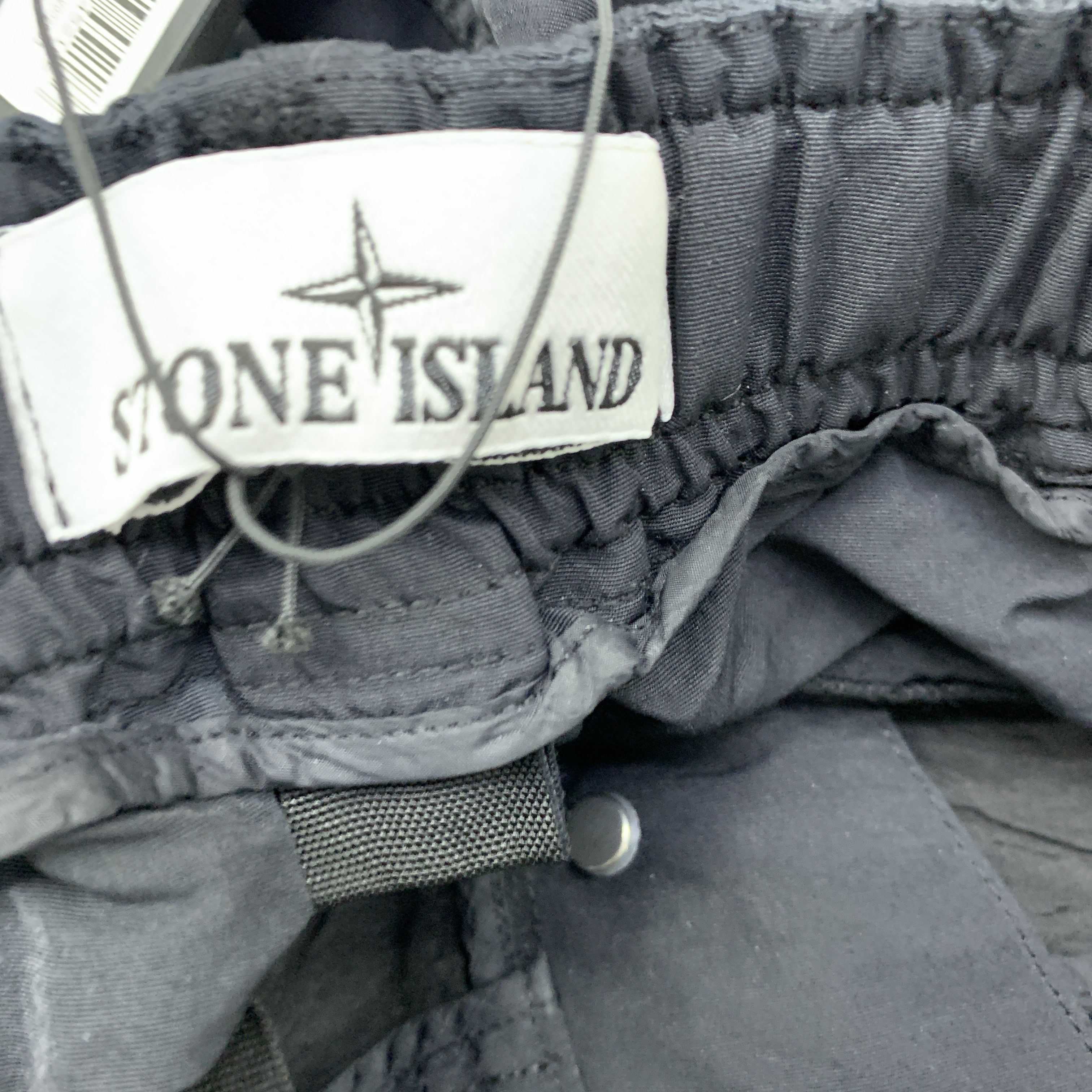 Stone Island Stone Island Black Nylon Casual Pants Size 33 Size US 33 - 4 Thumbnail