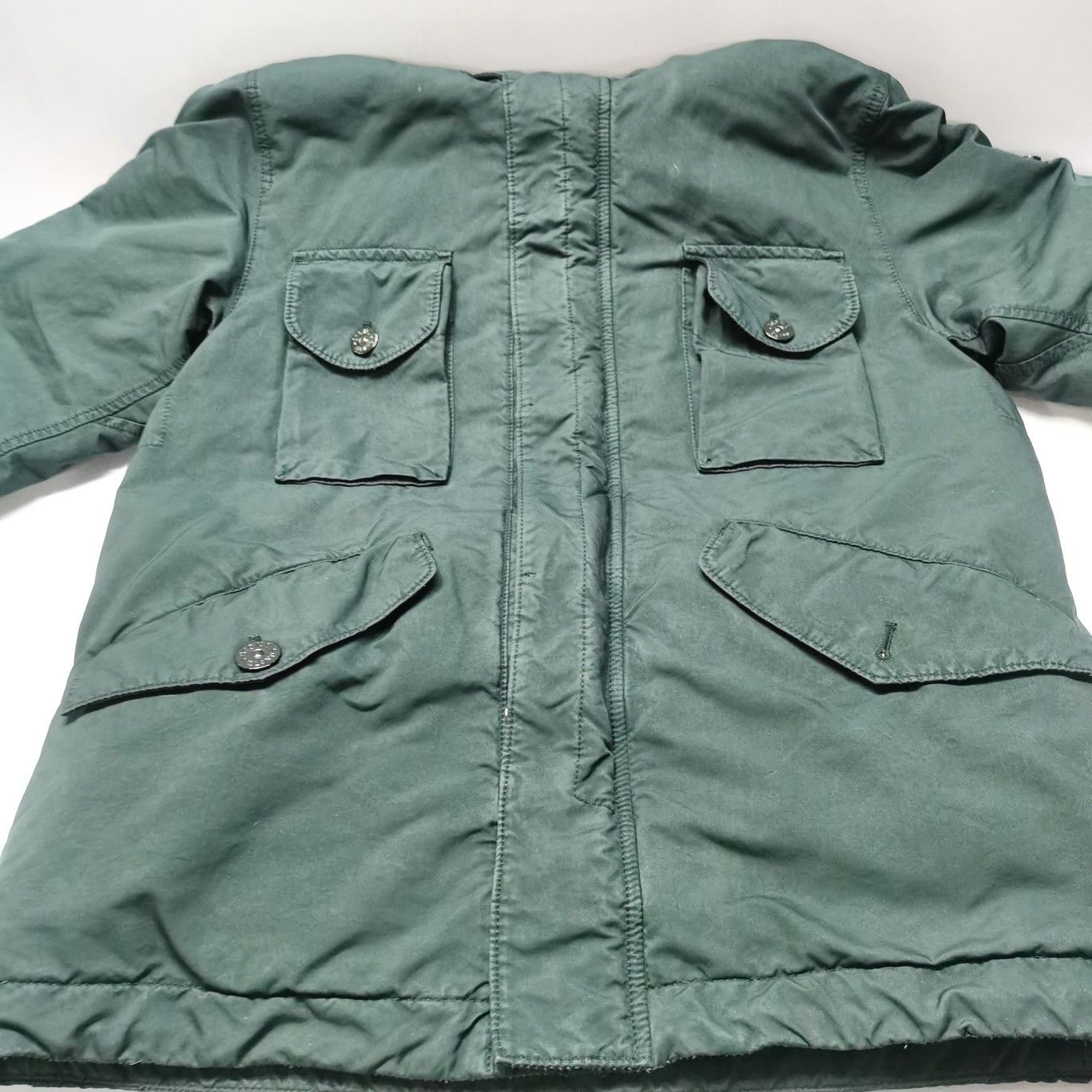 Stone Island Stone Island Down Hooded Jacket Navy Size M Size US M / EU 48-50 / 2 - 12 Thumbnail