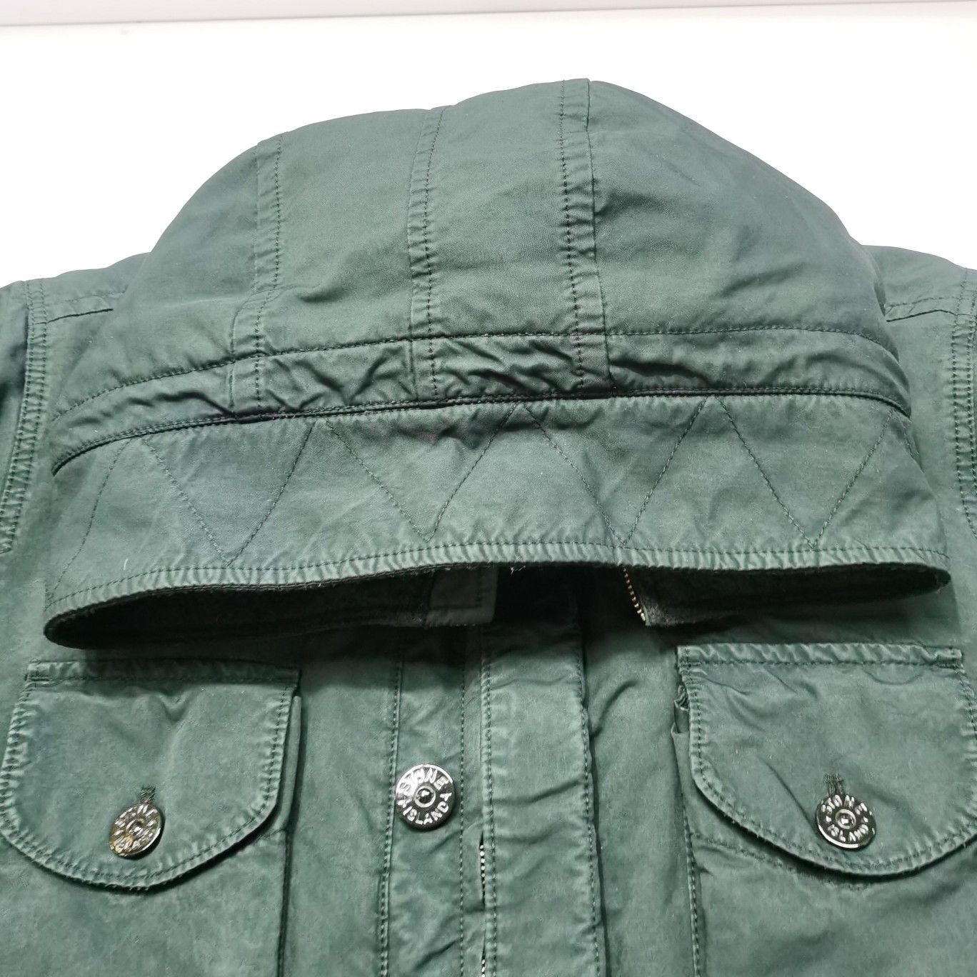 Stone Island Stone Island Down Hooded Jacket Navy Size M Size US M / EU 48-50 / 2 - 8 Thumbnail