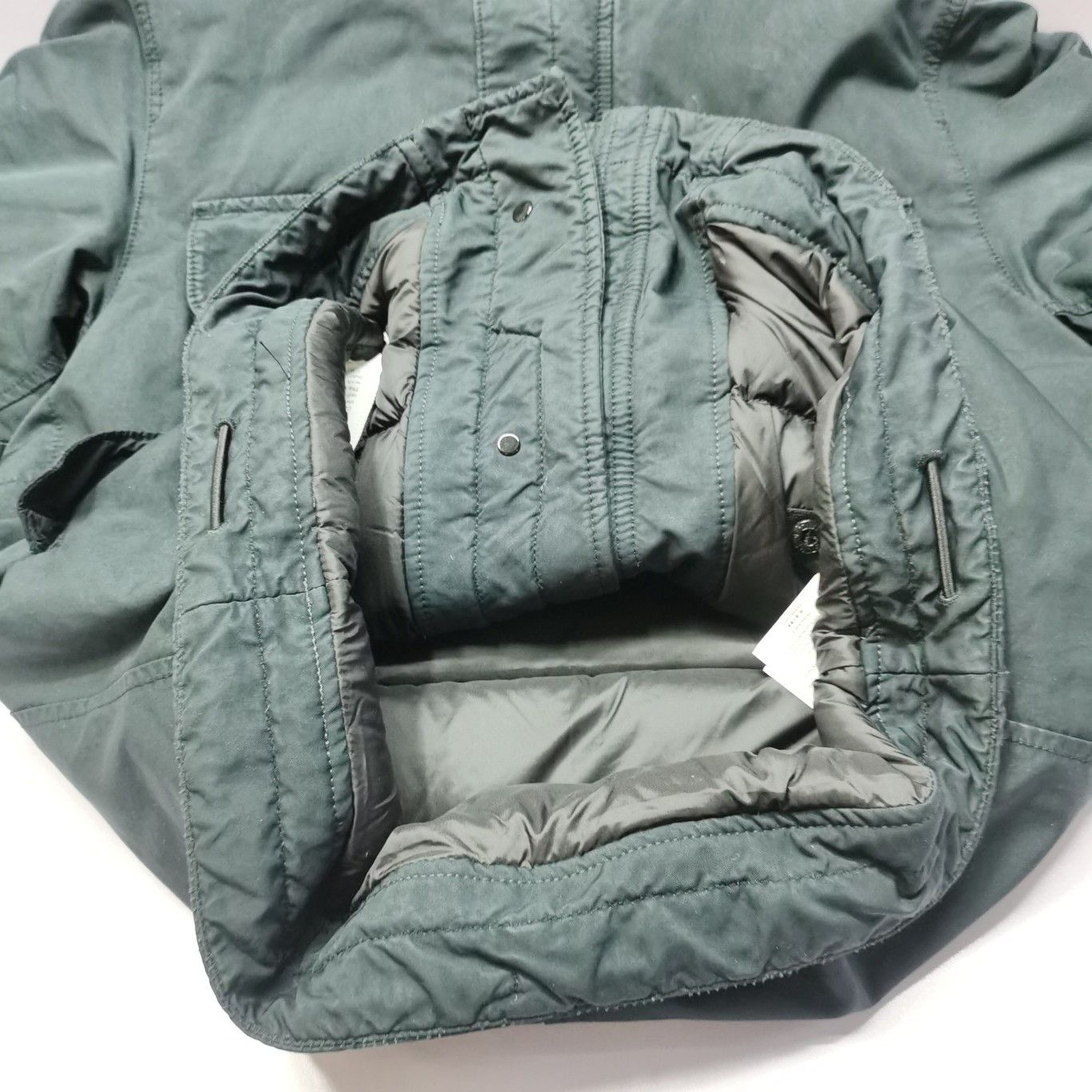 Stone Island Stone Island Down Hooded Jacket Navy Size M Size US M / EU 48-50 / 2 - 13 Thumbnail