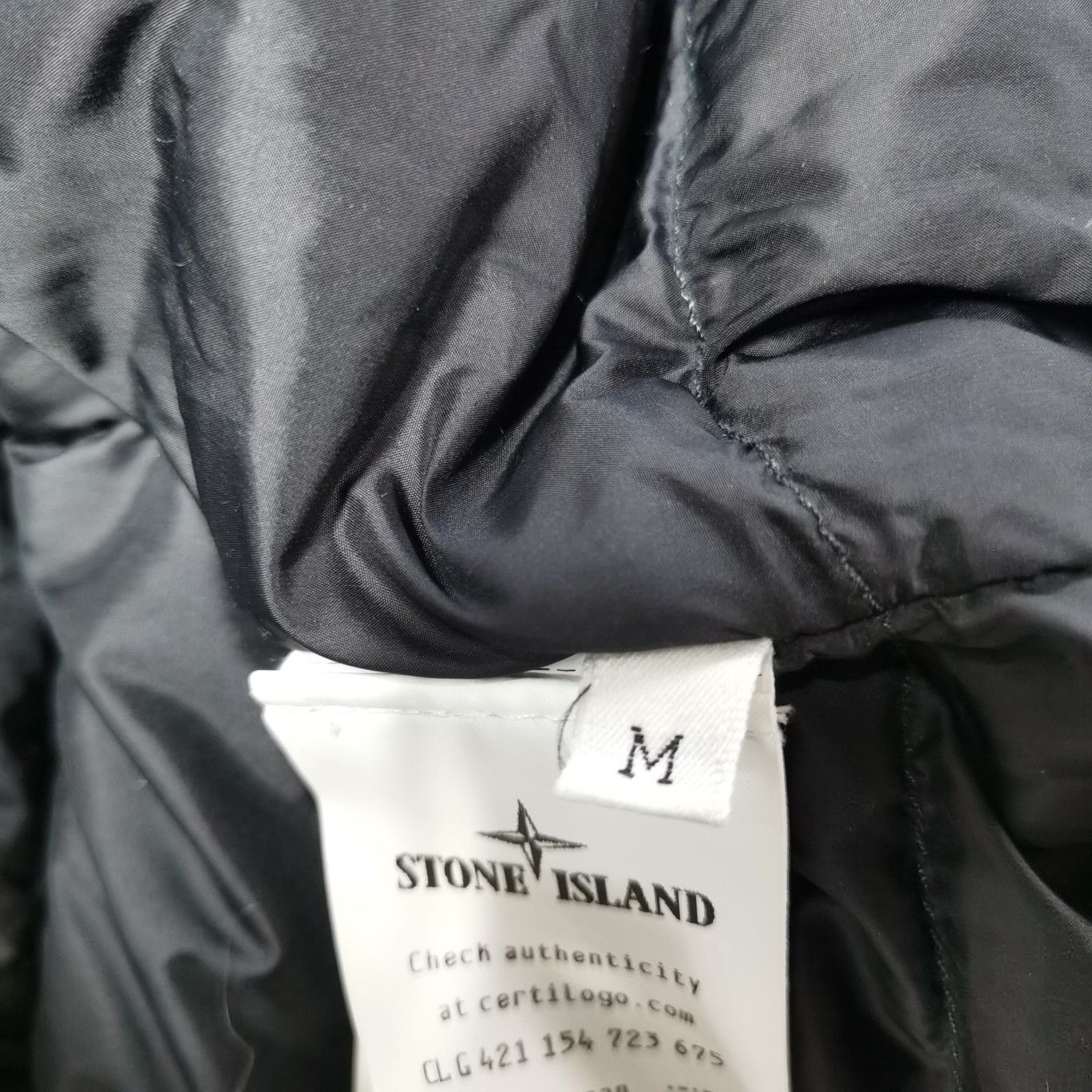 Stone Island Stone Island Down Hooded Jacket Navy Size M Size US M / EU 48-50 / 2 - 4 Thumbnail