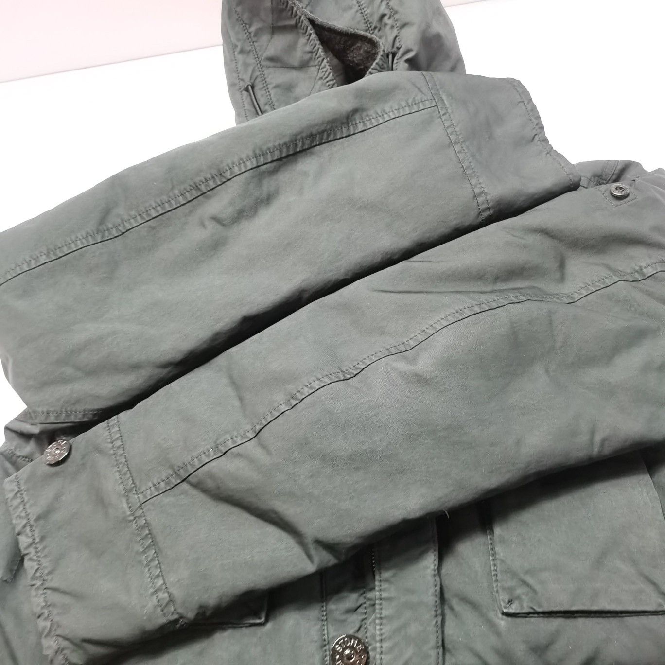 Stone Island Stone Island Down Hooded Jacket Navy Size M Size US M / EU 48-50 / 2 - 10 Thumbnail