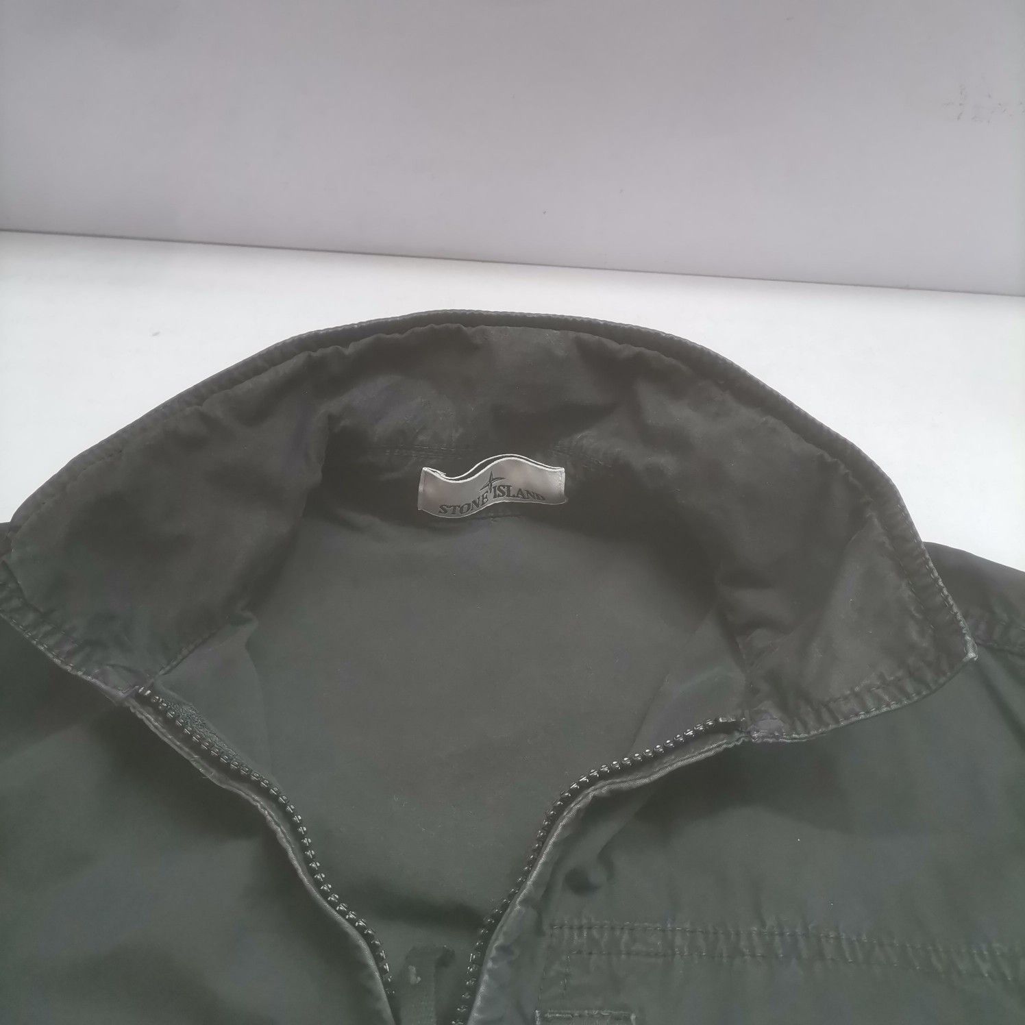 Stone Island Stone Island Washed Zip-Up Jacket Size M Size US M / EU 48-50 / 2 - 8 Thumbnail