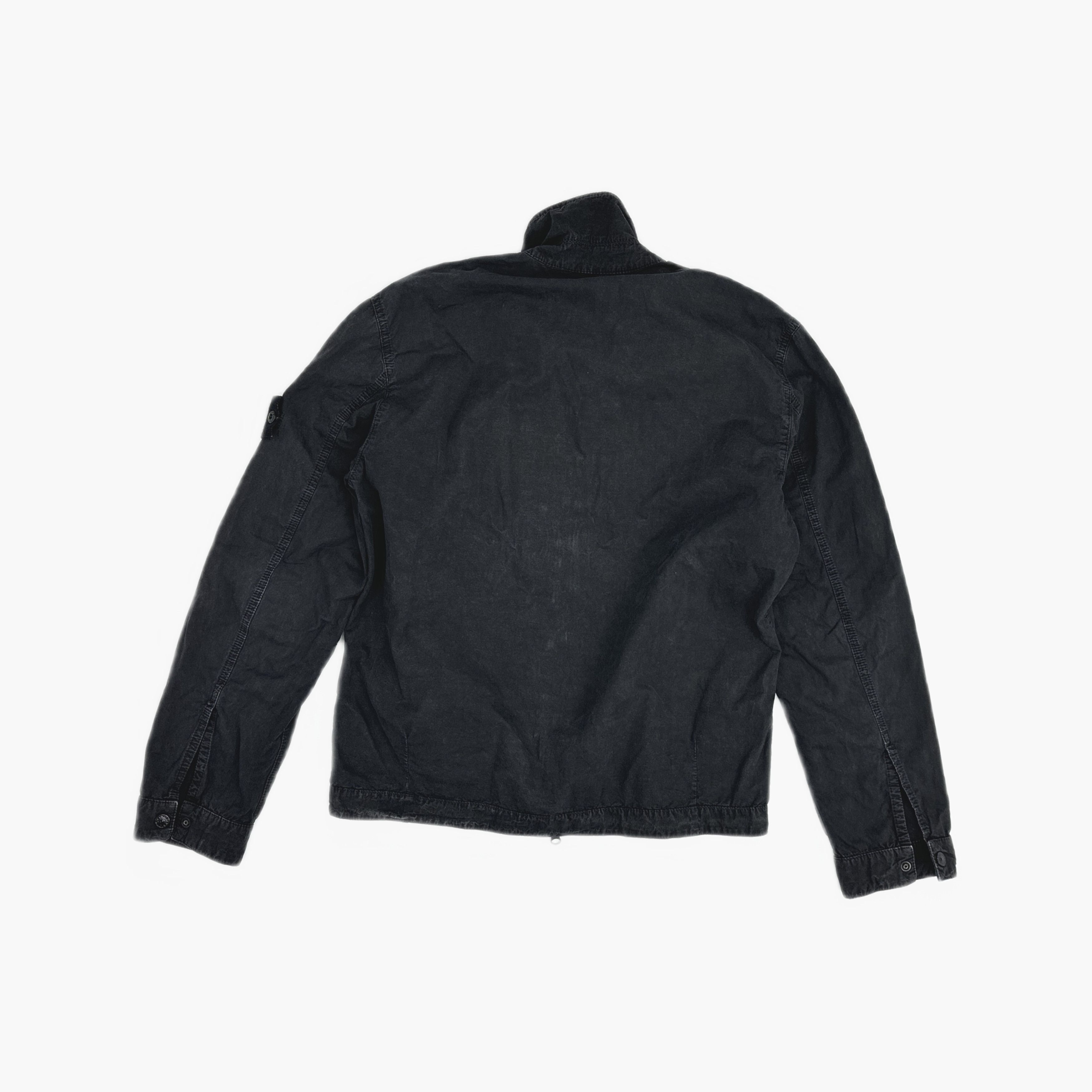 Stone Island Stone Island Washed Zip-Up Jacket Size M Size US M / EU 48-50 / 2 - 2 Thumbnail