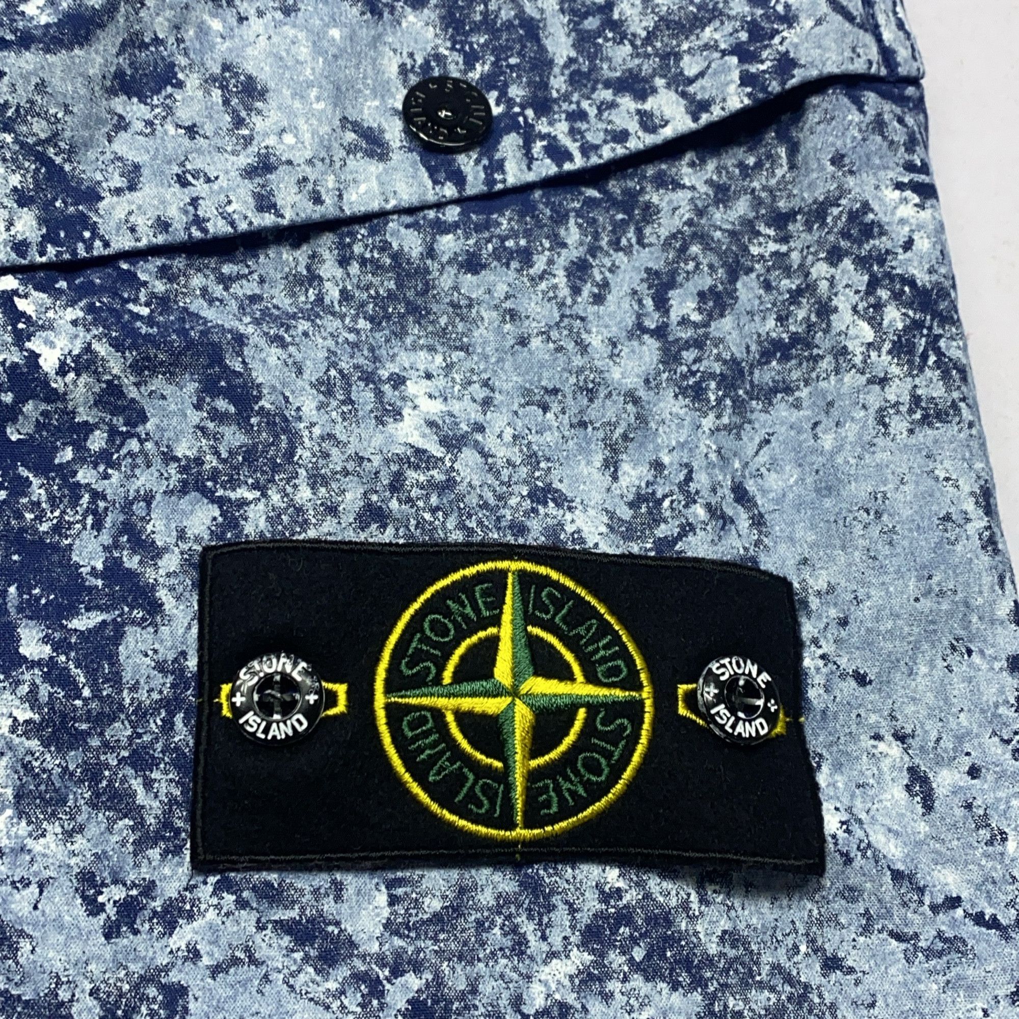 Stone Island Stone Island Acid Wash Cargo Pants Size 33 Size US 33 - 6 Thumbnail