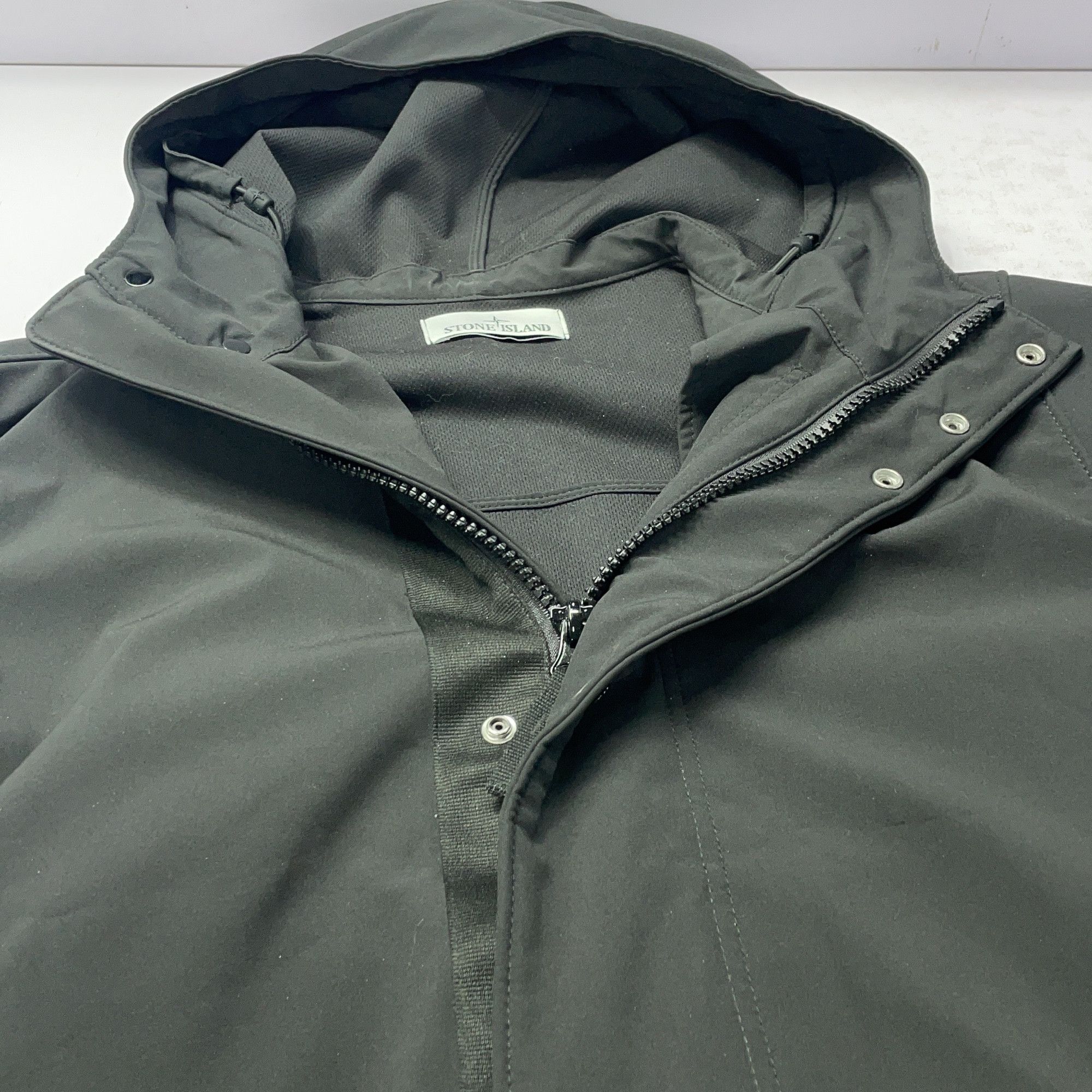 Stone Island Stone Island Soft Shell Hooded Jacket Size S Size US S / EU 44-46 / 1 - 7 Thumbnail