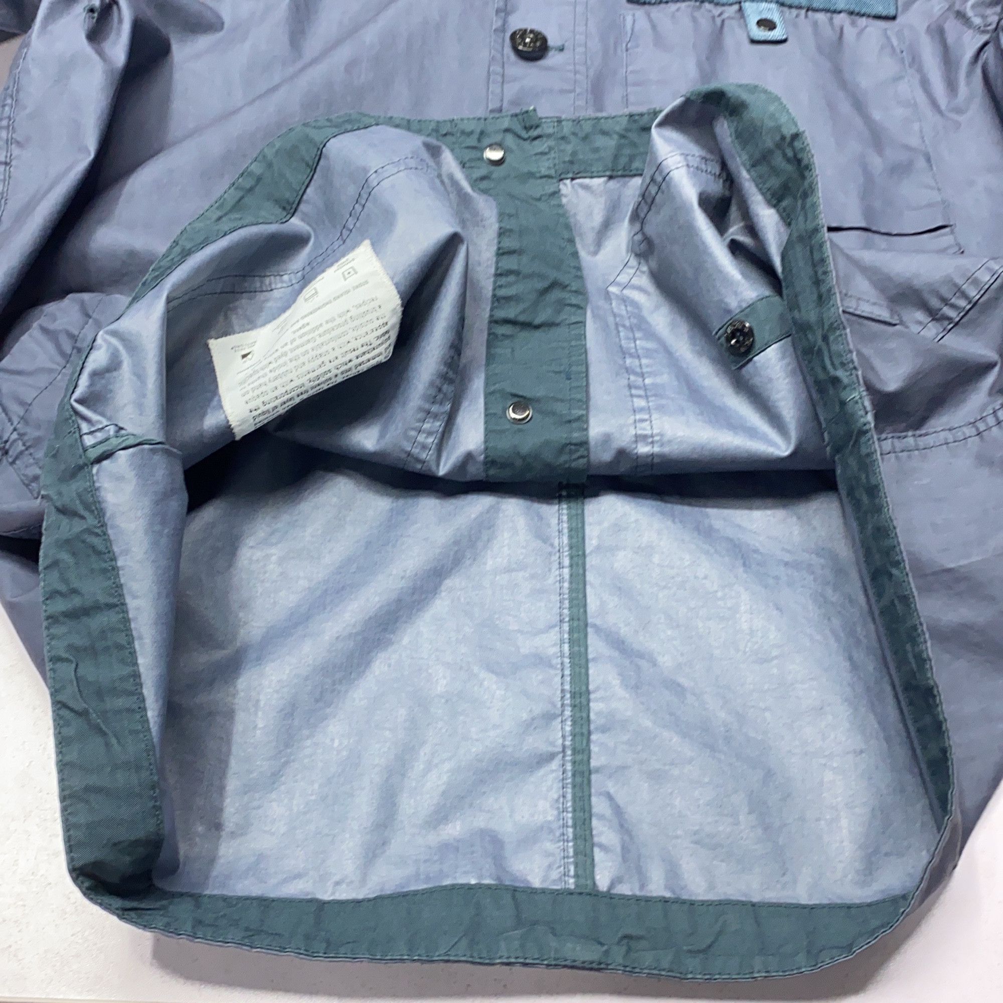 Stone Island Stone Island Button Up Jacket Blue Size XL Size US XL / EU 56 / 4 - 12 Thumbnail
