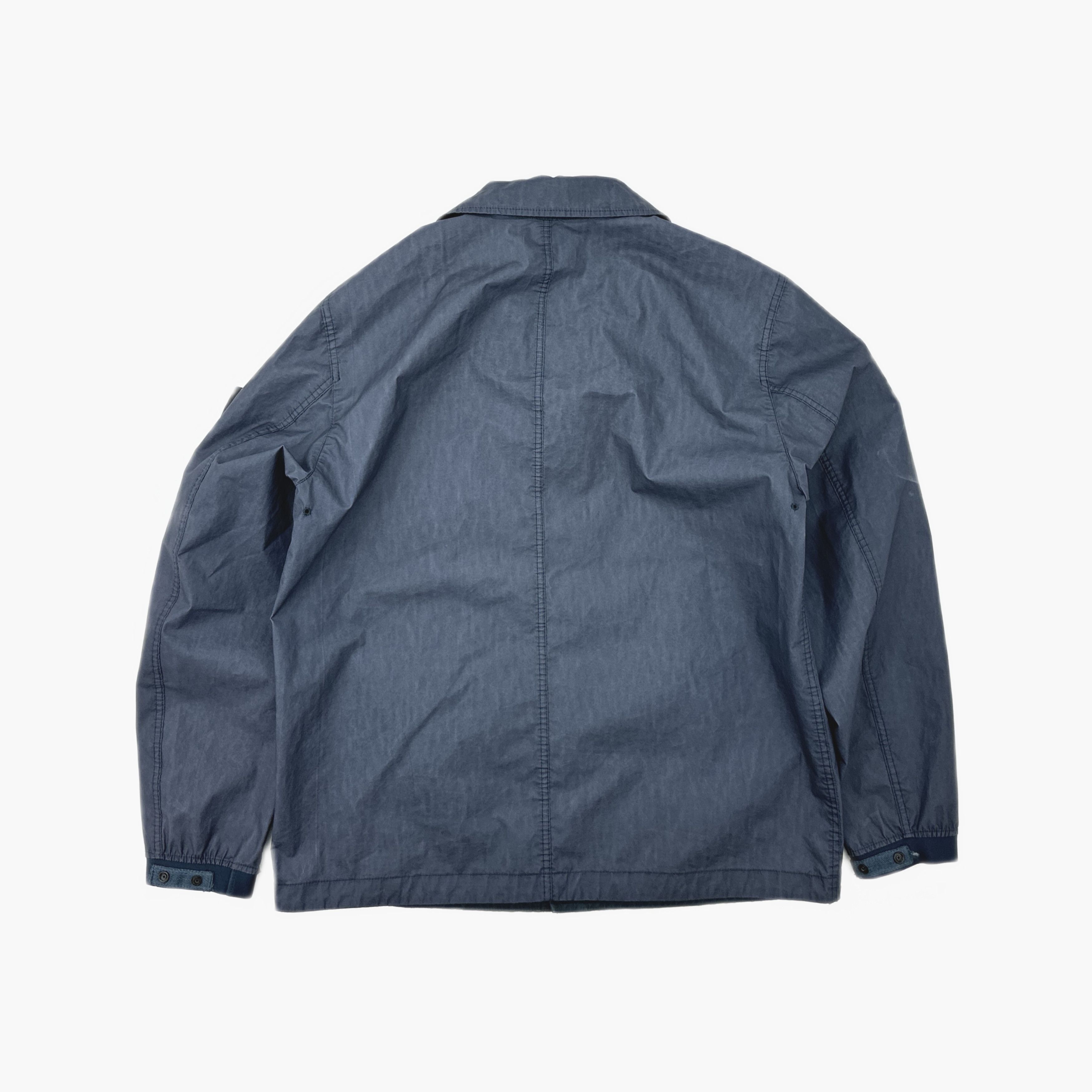 Stone Island Stone Island Button Up Jacket Blue Size XL Size US XL / EU 56 / 4 - 2 Thumbnail