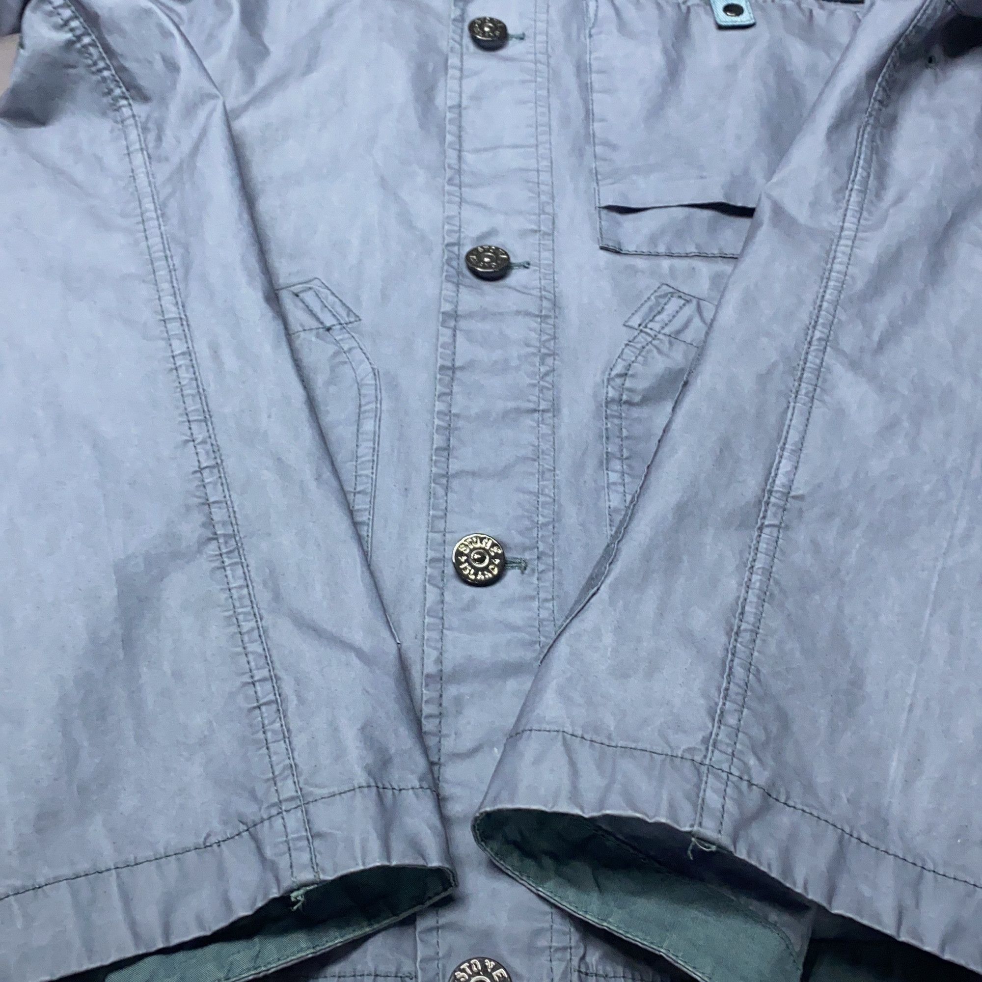 Stone Island Stone Island Button Up Jacket Blue Size XL Size US XL / EU 56 / 4 - 11 Thumbnail
