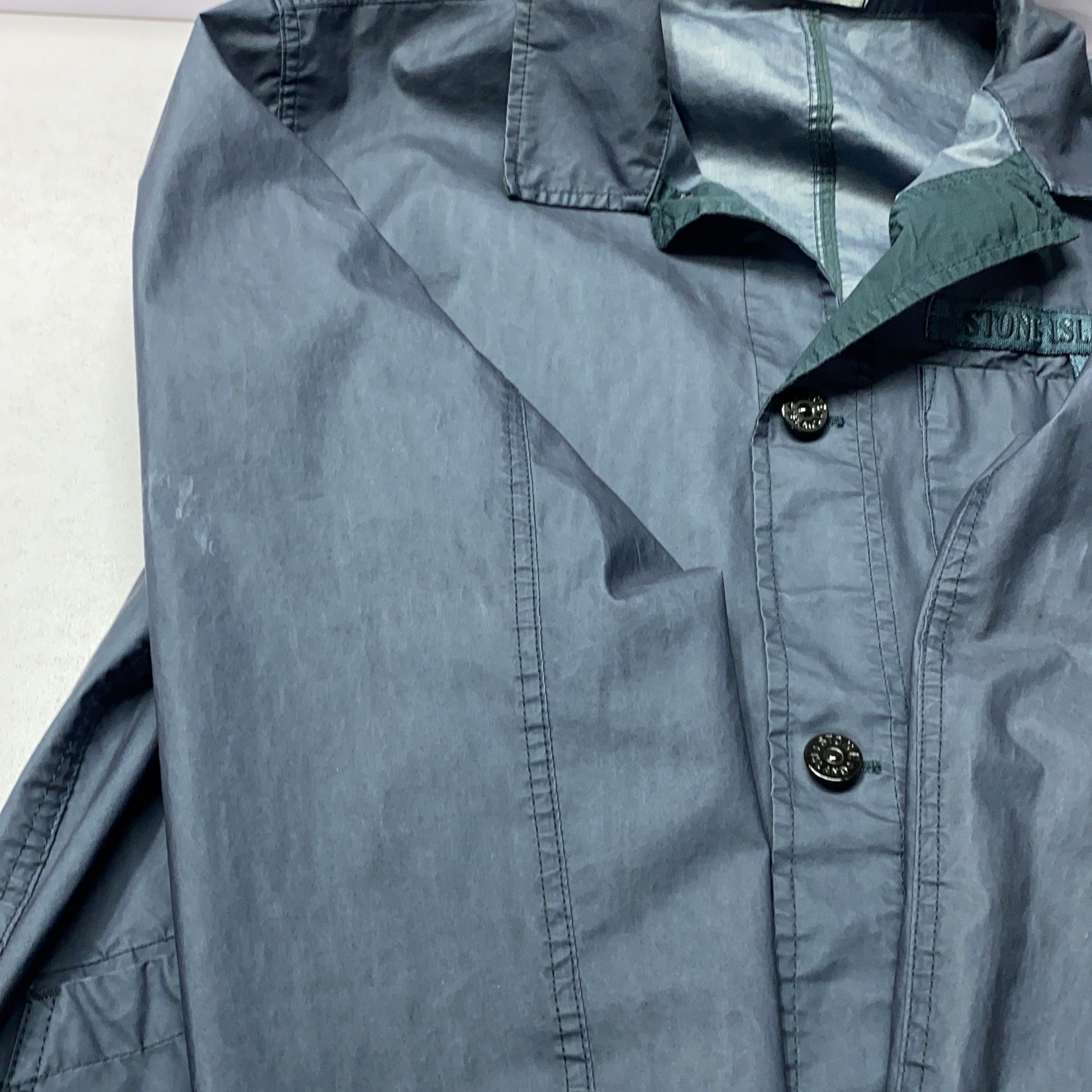 Stone Island Stone Island Button Up Jacket Blue Size XL Size US XL / EU 56 / 4 - 8 Thumbnail