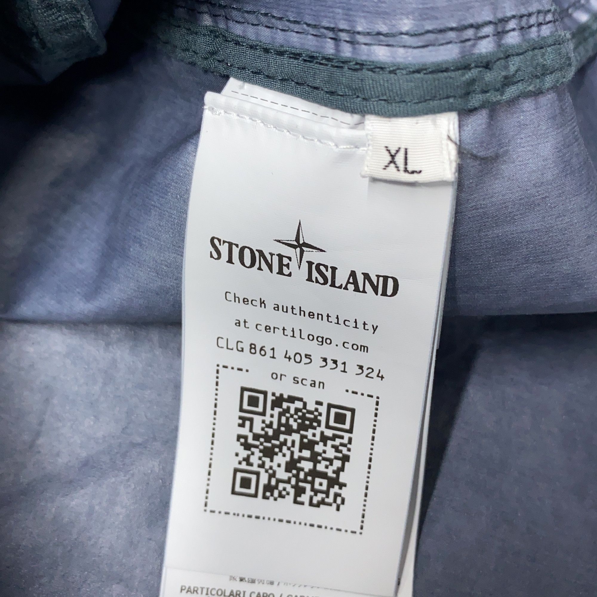 Stone Island Stone Island Button Up Jacket Blue Size XL Size US XL / EU 56 / 4 - 4 Thumbnail
