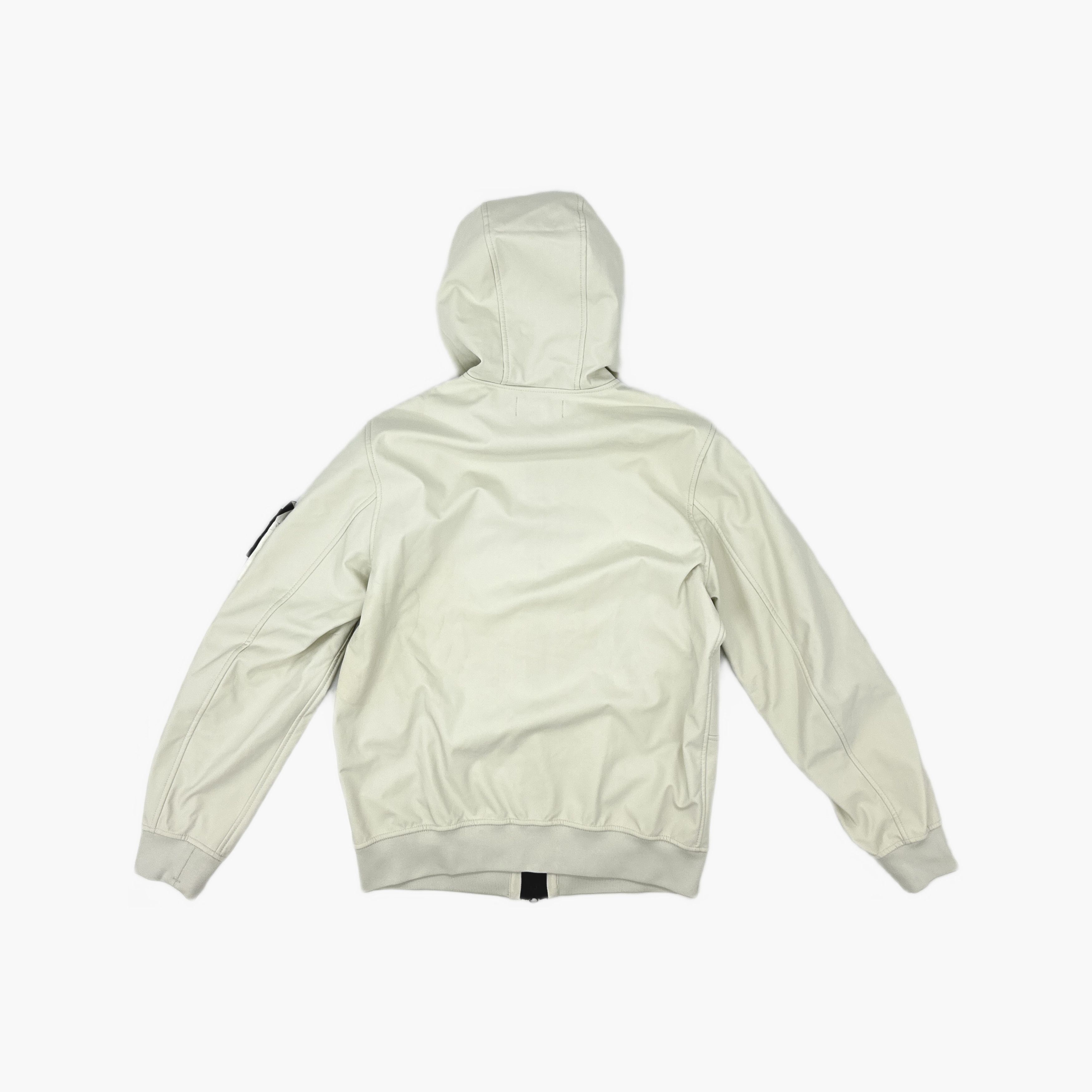 Stone Island Stone Island Soft Shell-R Hooded Jacket White Size M Size US M / EU 48-50 / 2 - 2 Thumbnail