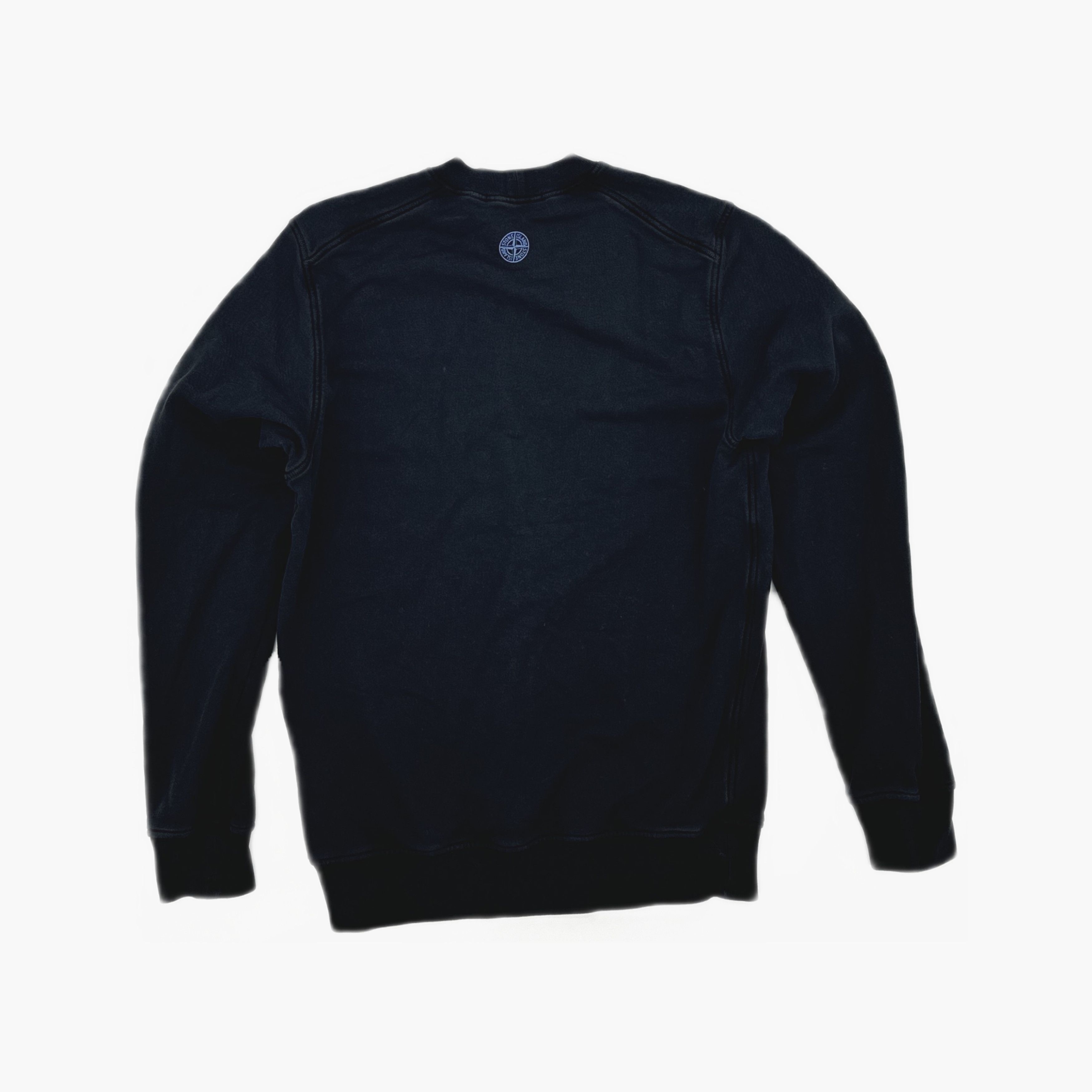 Stone Island Stone Island Embroidered Logo Sweatshirt Black Size M Size US M / EU 48-50 / 2 - 2 Thumbnail