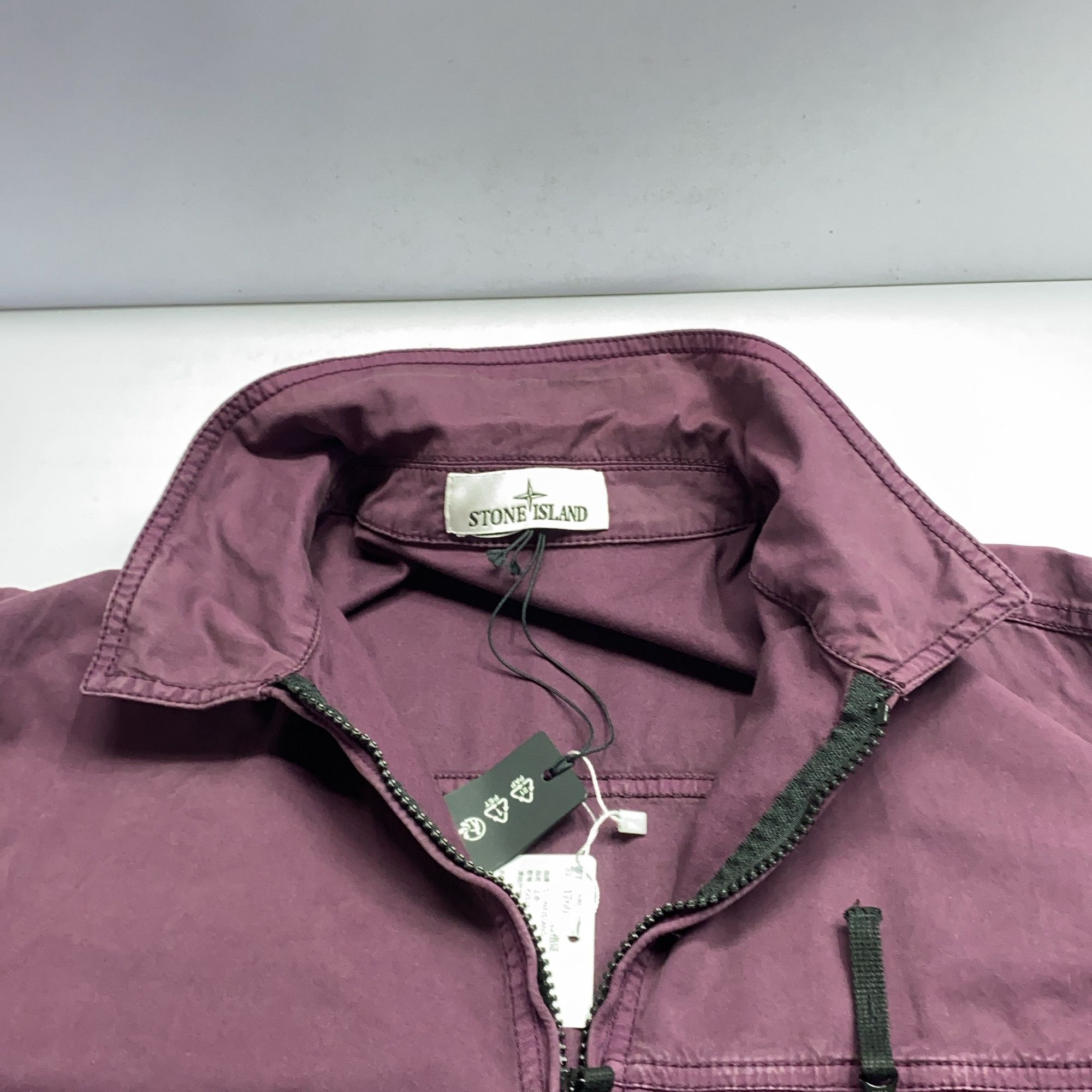 Stone Island Stone Island Zip-Up Overshirt Size L Size US L / EU 52-54 / 3 - 11 Thumbnail