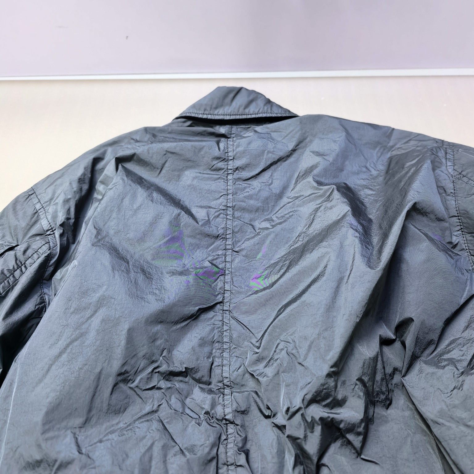 Stone Island Stone Island Crinkle Nylon Overshirt Size L Size US L / EU 52-54 / 3 - 6 Thumbnail