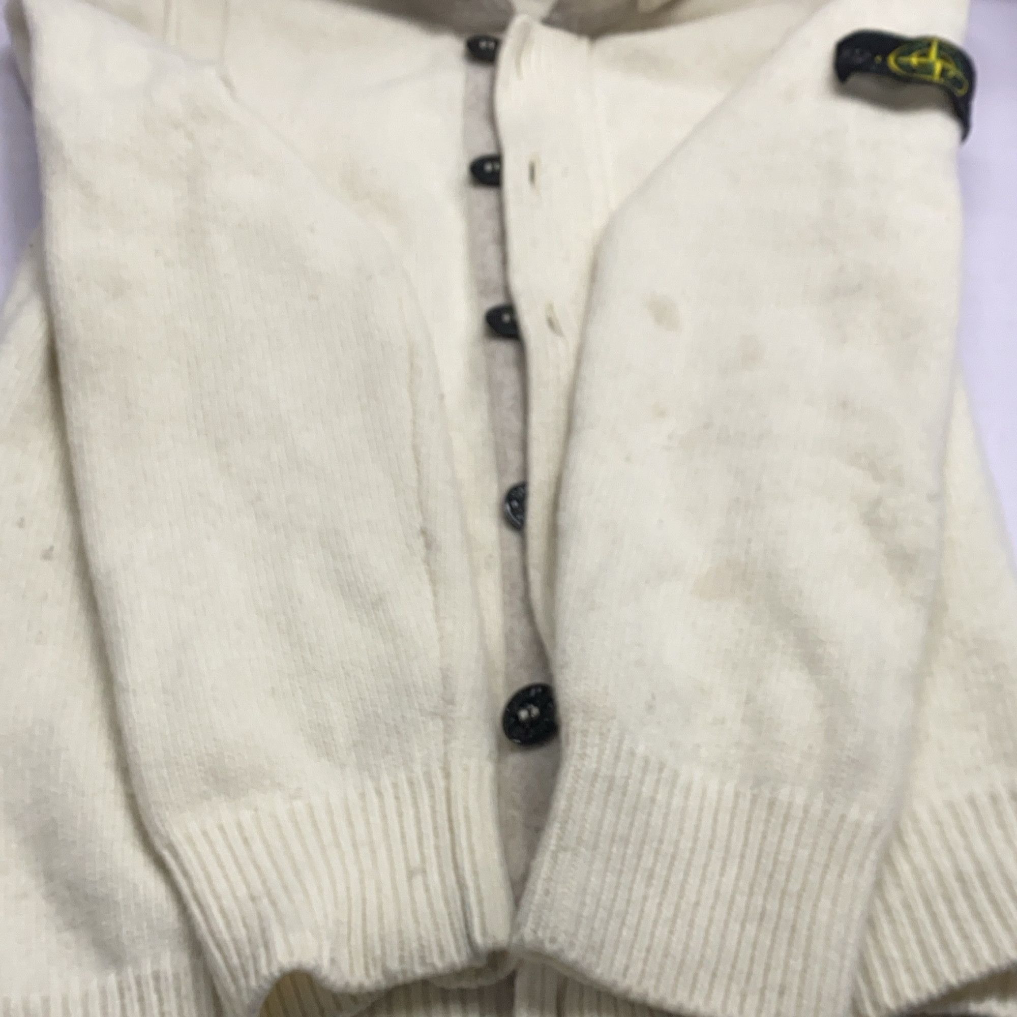 Stone Island Stone Island Wool Blend Logo Patch Cardigan Size M Size US M / EU 48-50 / 2 - 12 Thumbnail