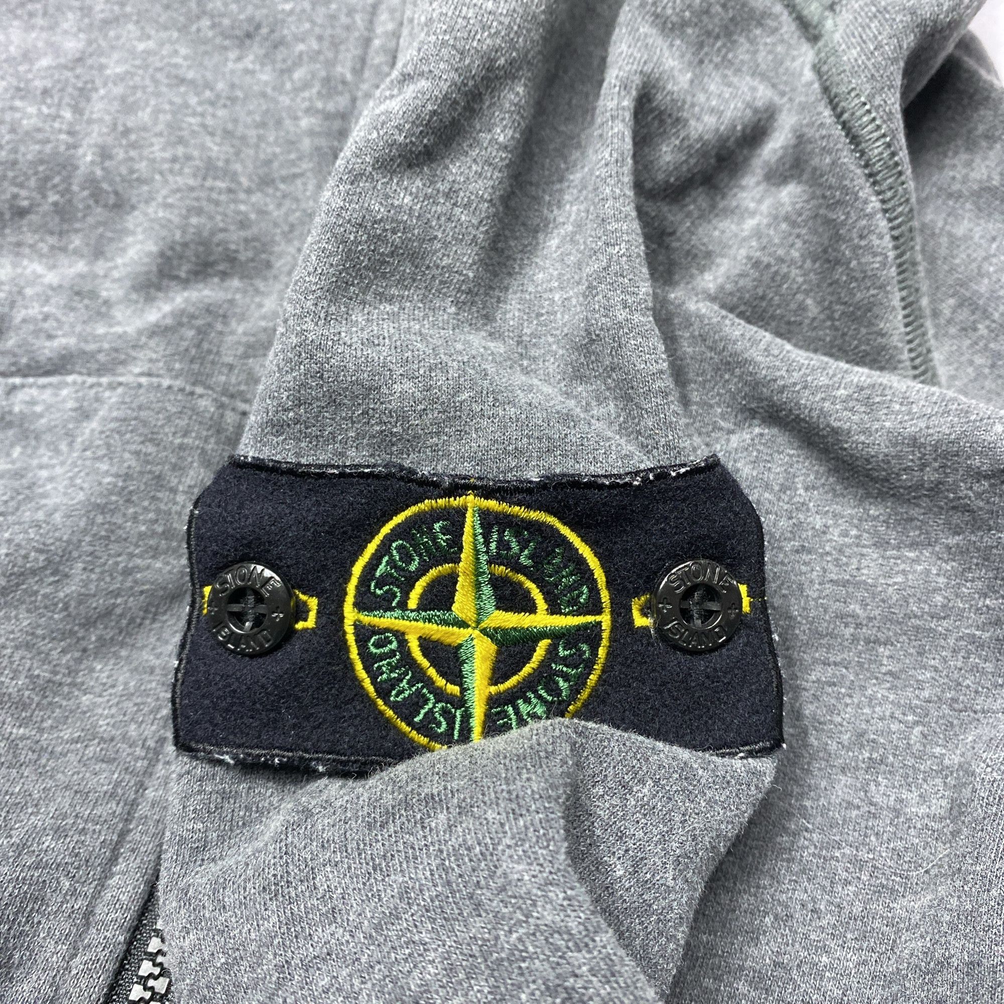 Stone Island Stone Island Logo Patch Zip Up Hoodie Size XL Size US XL / EU 56 / 4 - 6 Thumbnail