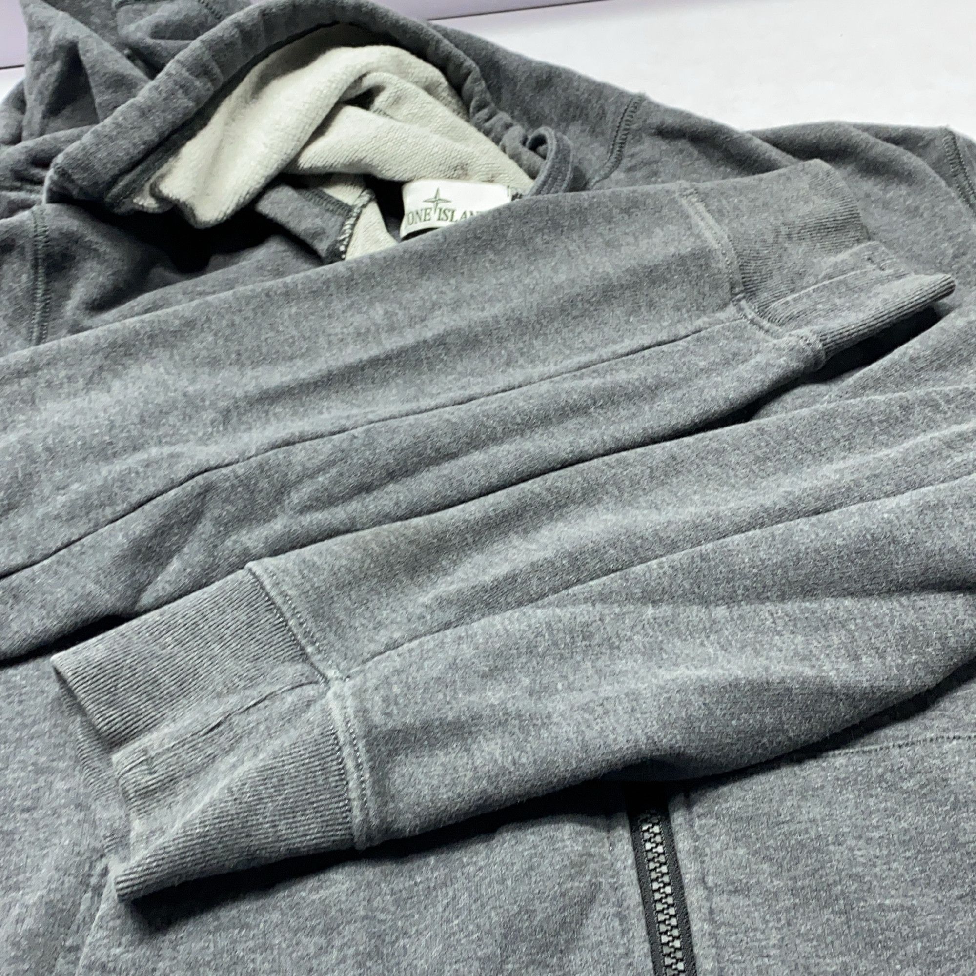 Stone Island Stone Island Logo Patch Zip Up Hoodie Size XL Size US XL / EU 56 / 4 - 10 Thumbnail