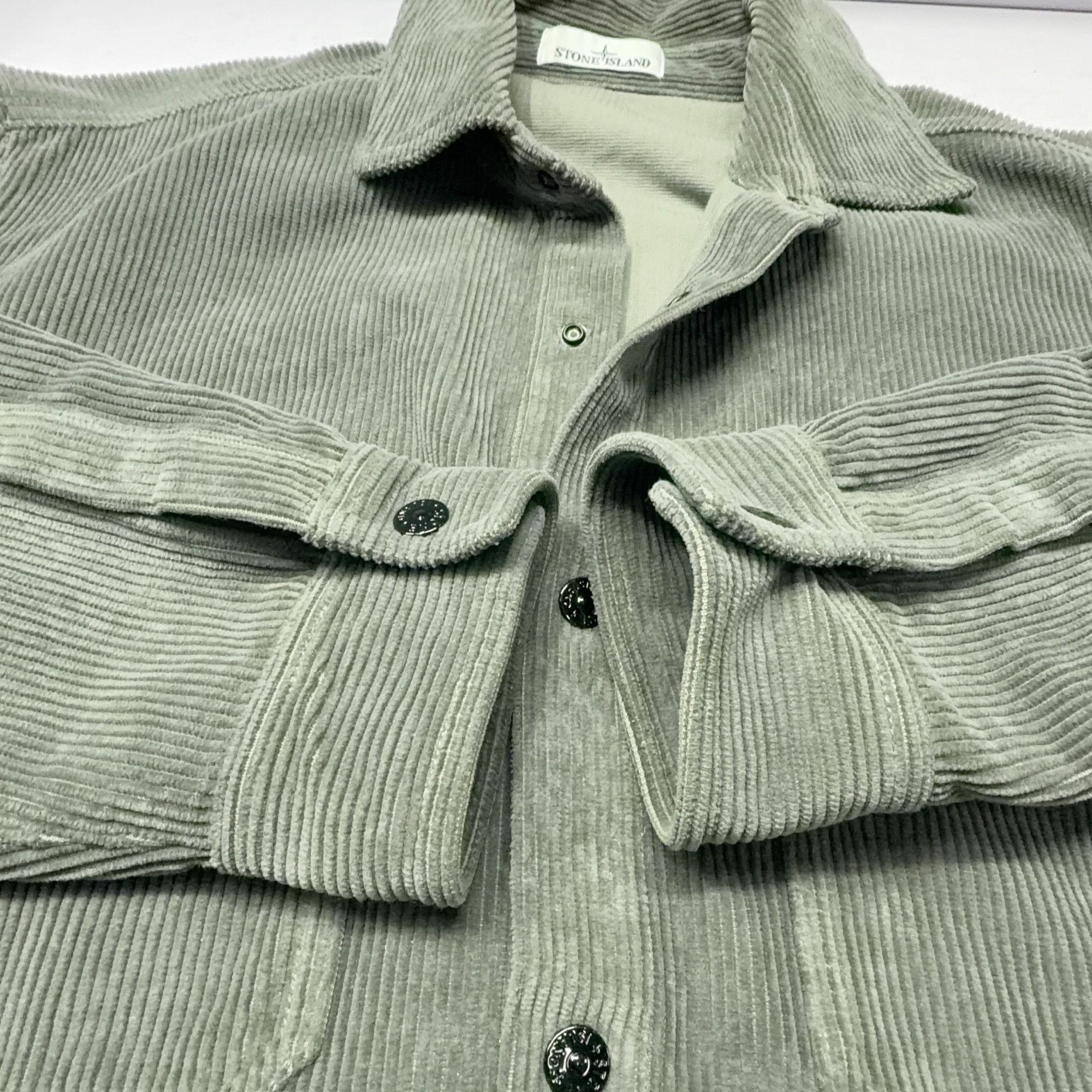 Stone Island Stone Island Corduroy Button Up Shirt XL Size US XL / EU 56 / 4 - 10 Thumbnail