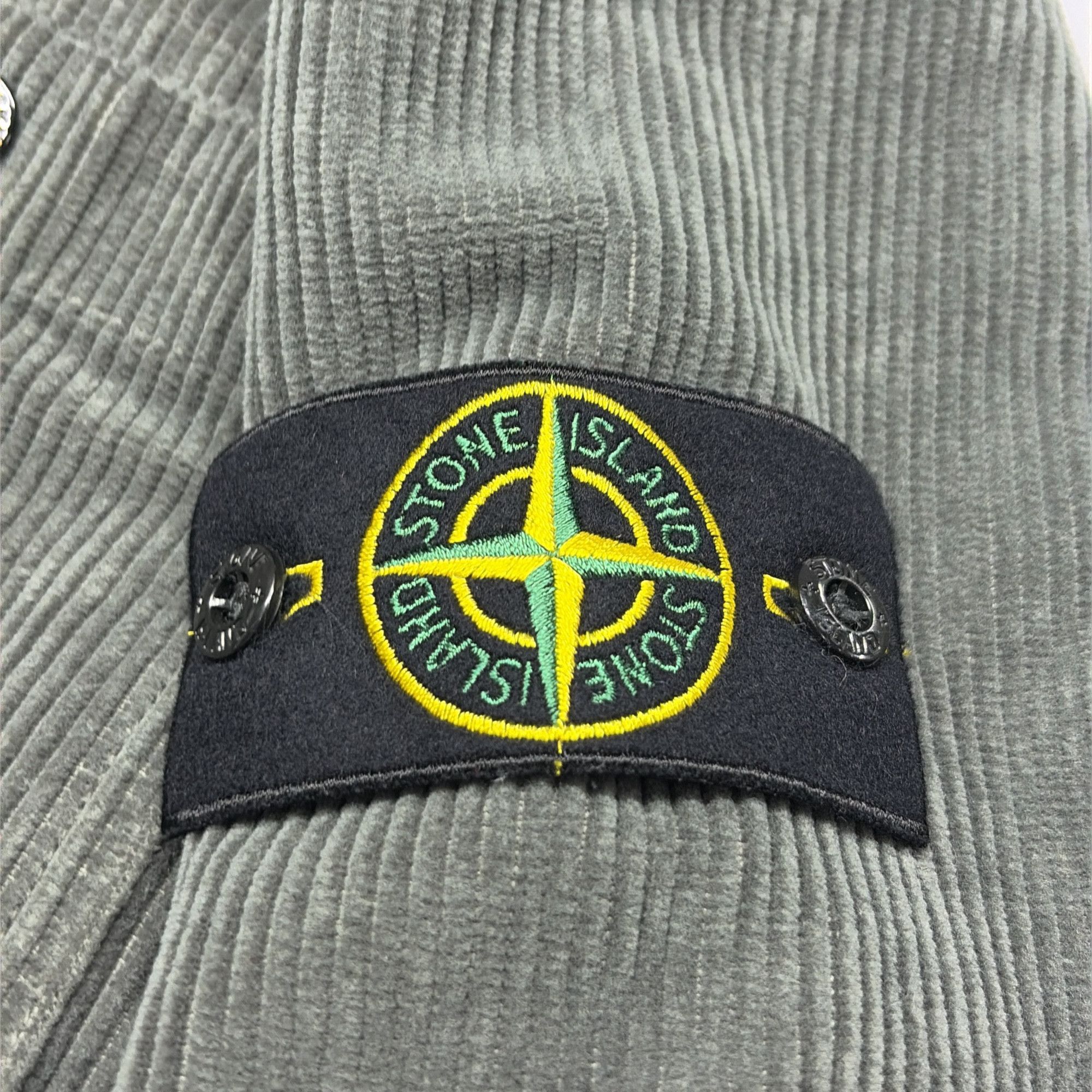 Stone Island Stone Island Corduroy Button Up Shirt XL Size US XL / EU 56 / 4 - 5 Thumbnail