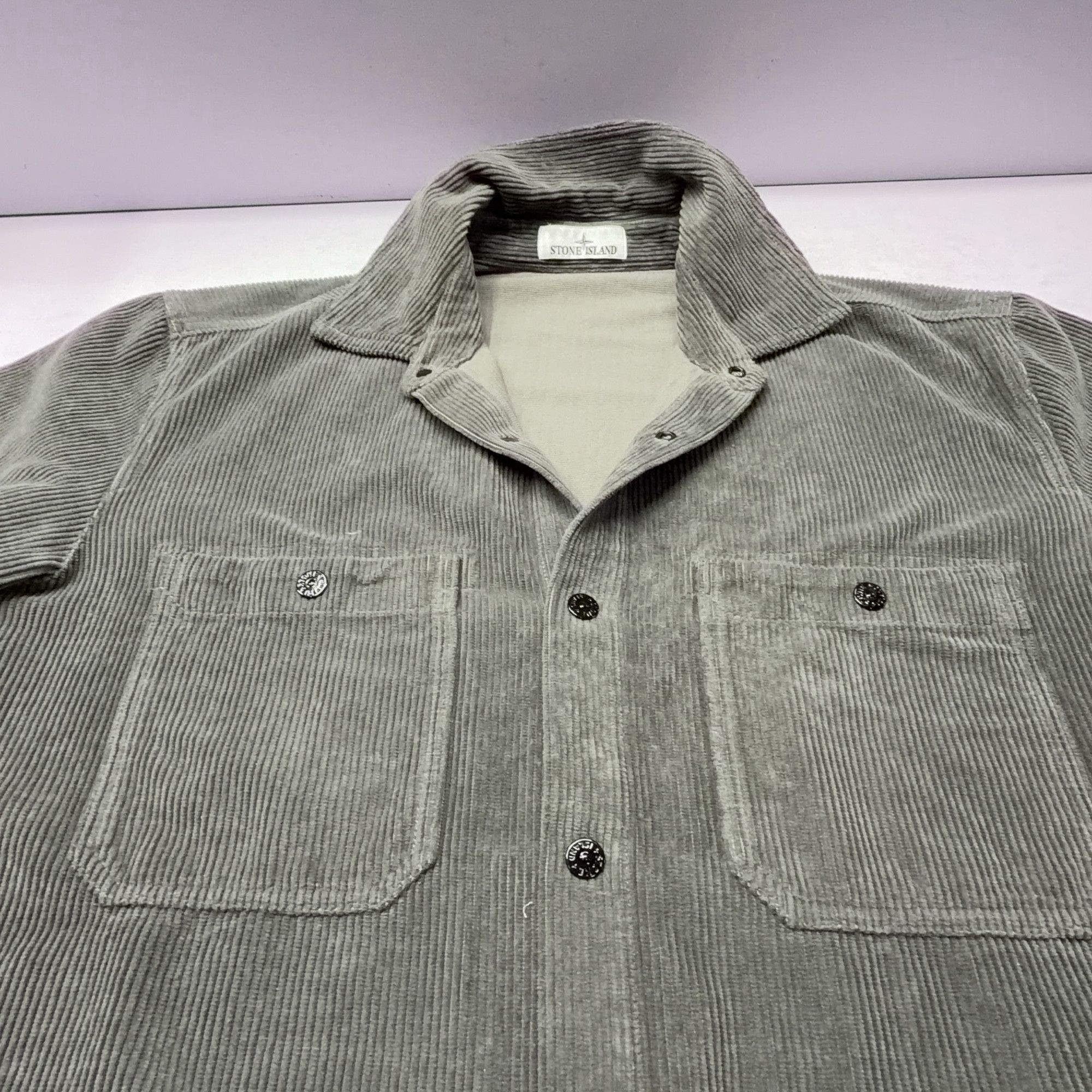 Stone Island Stone Island Corduroy Button Up Shirt XL Size US XL / EU 56 / 4 - 8 Thumbnail
